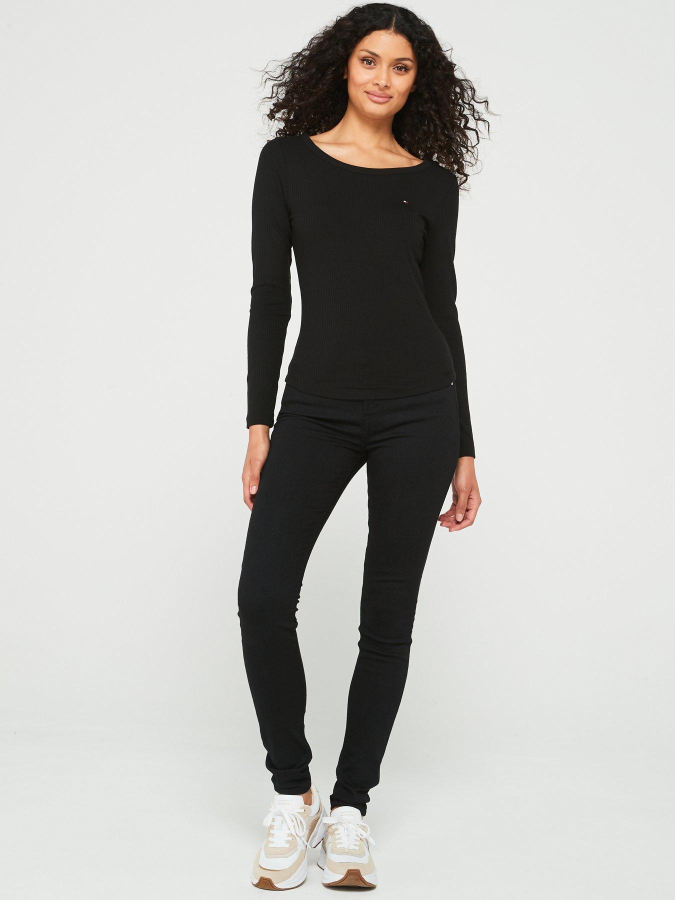 tommy-hilfiger-slim-long-sleeve-top-blackback