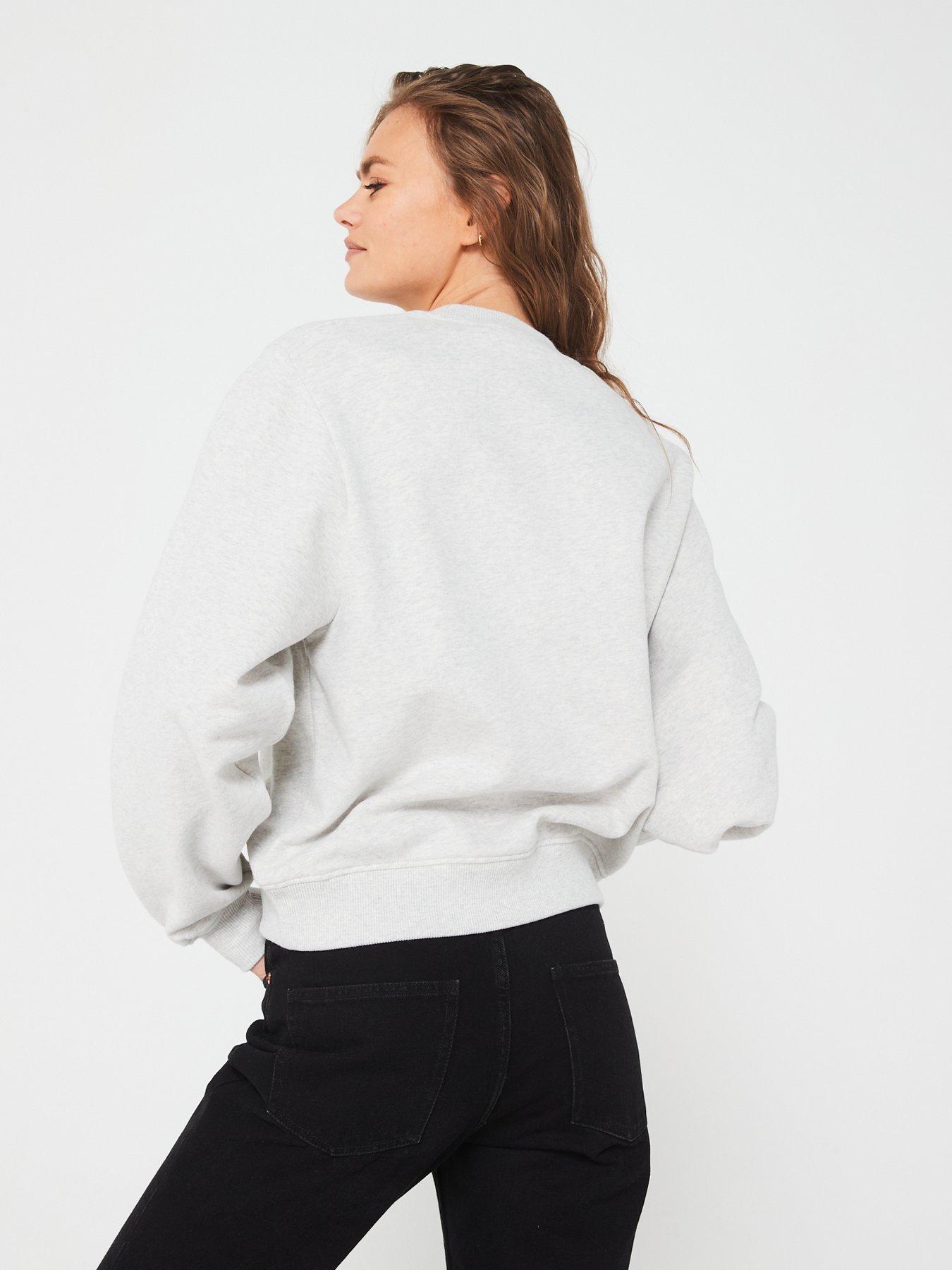 calvin-klein-jeans-chenille-monologo-sweatshirt-greystillFront