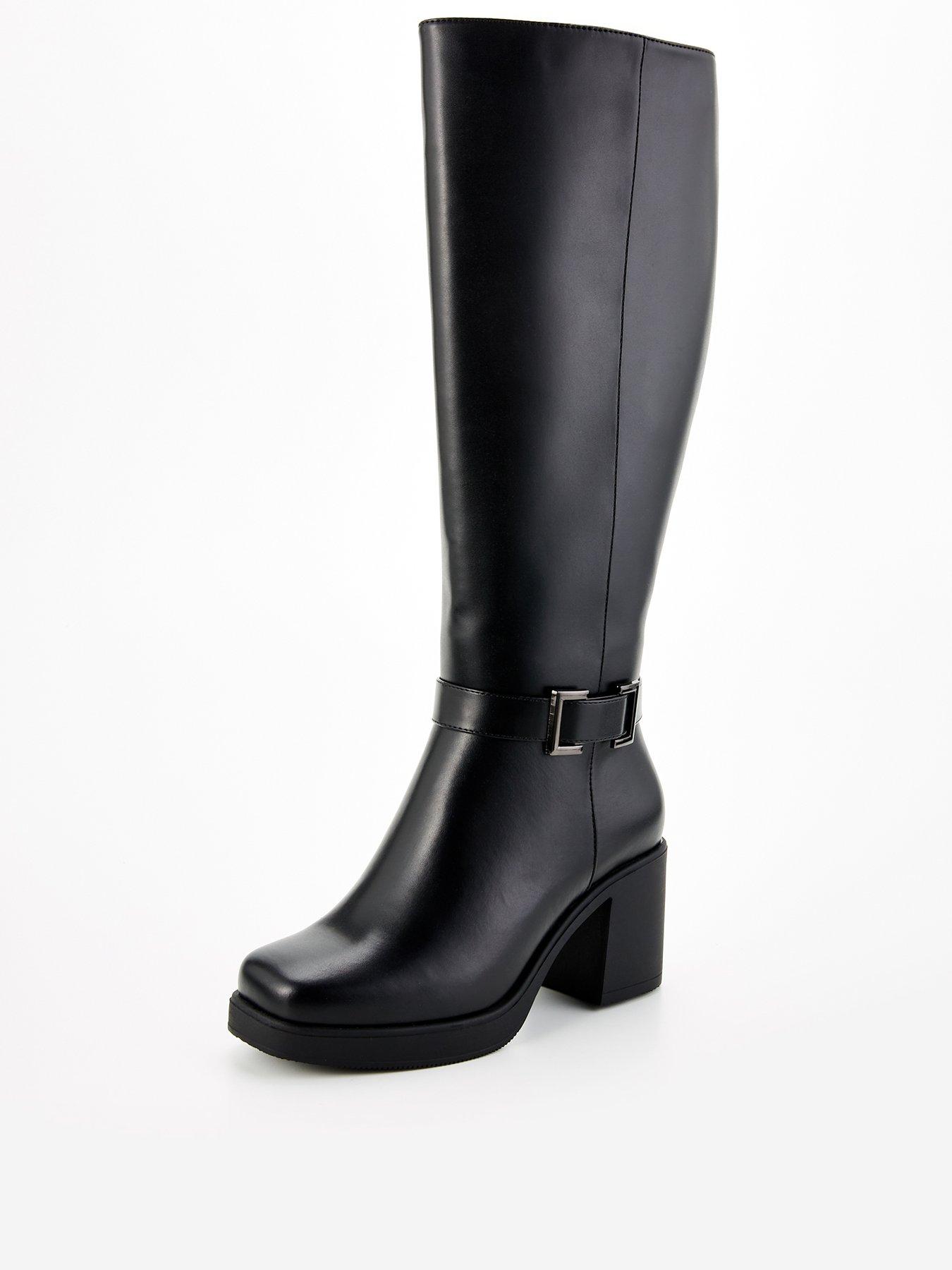 v-by-very-extra-wide-fit-buckle-knee-block-heel-boot-blackstillFront