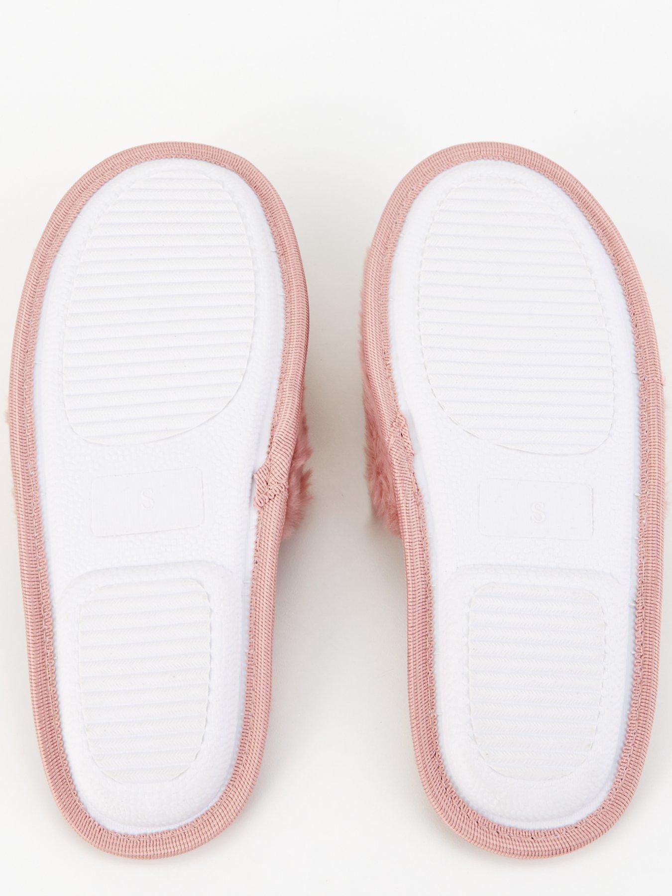 everyday-faux-fur-slider-slipper-pinkdetail