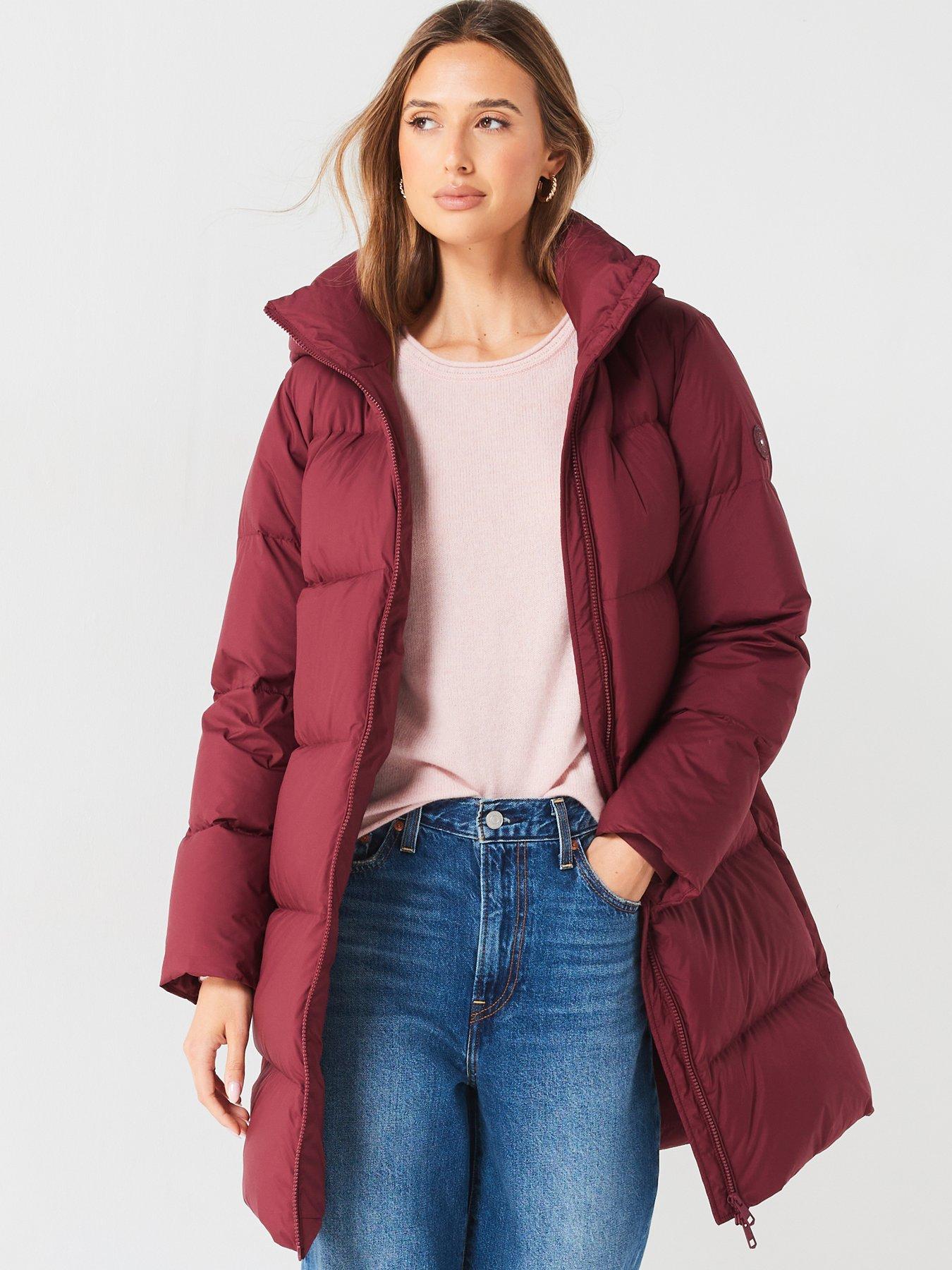 tommy-hilfiger-down-mid-length-padded-jacket-red