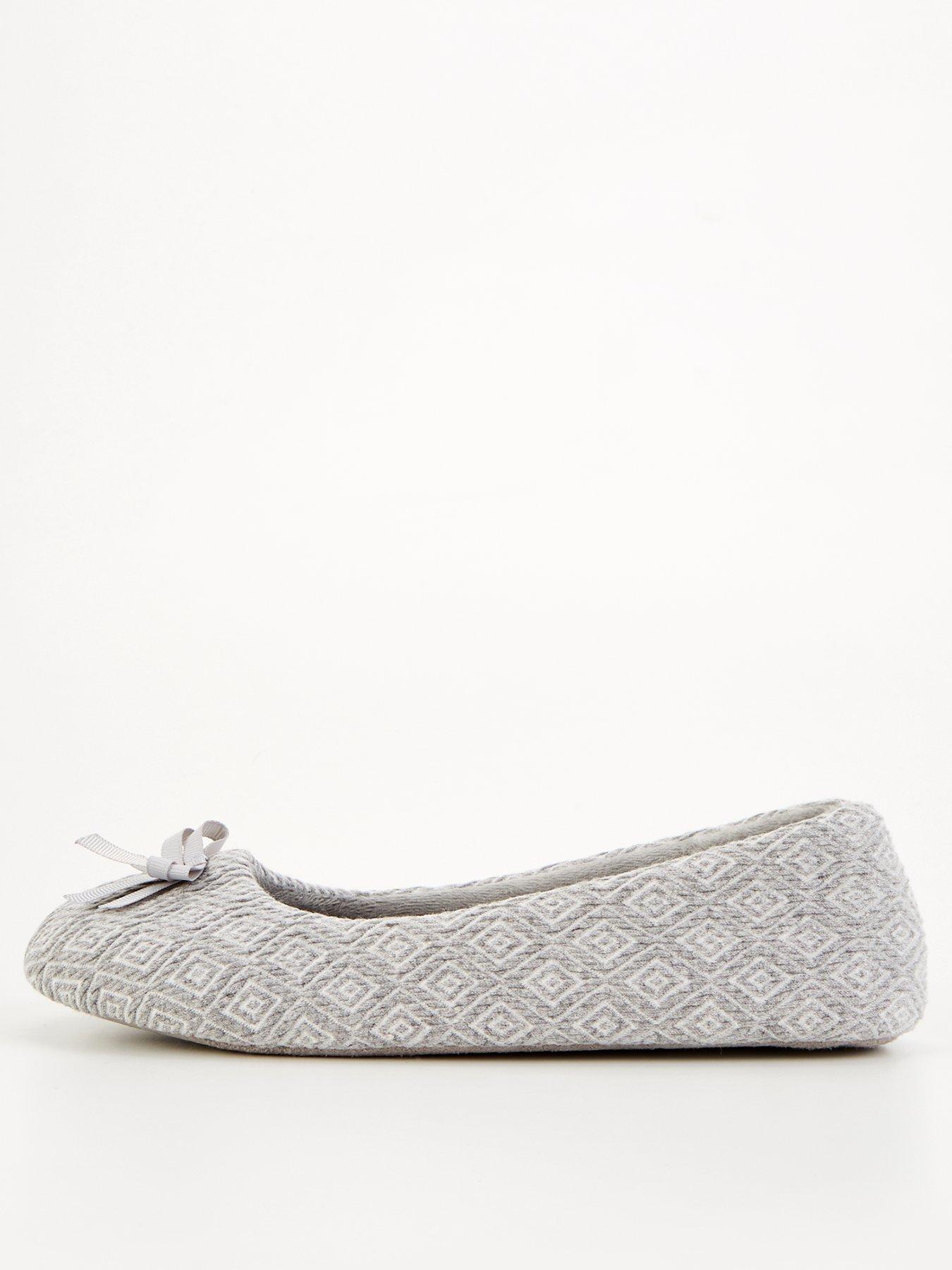 everyday-textured-ballerina-slipper-grey