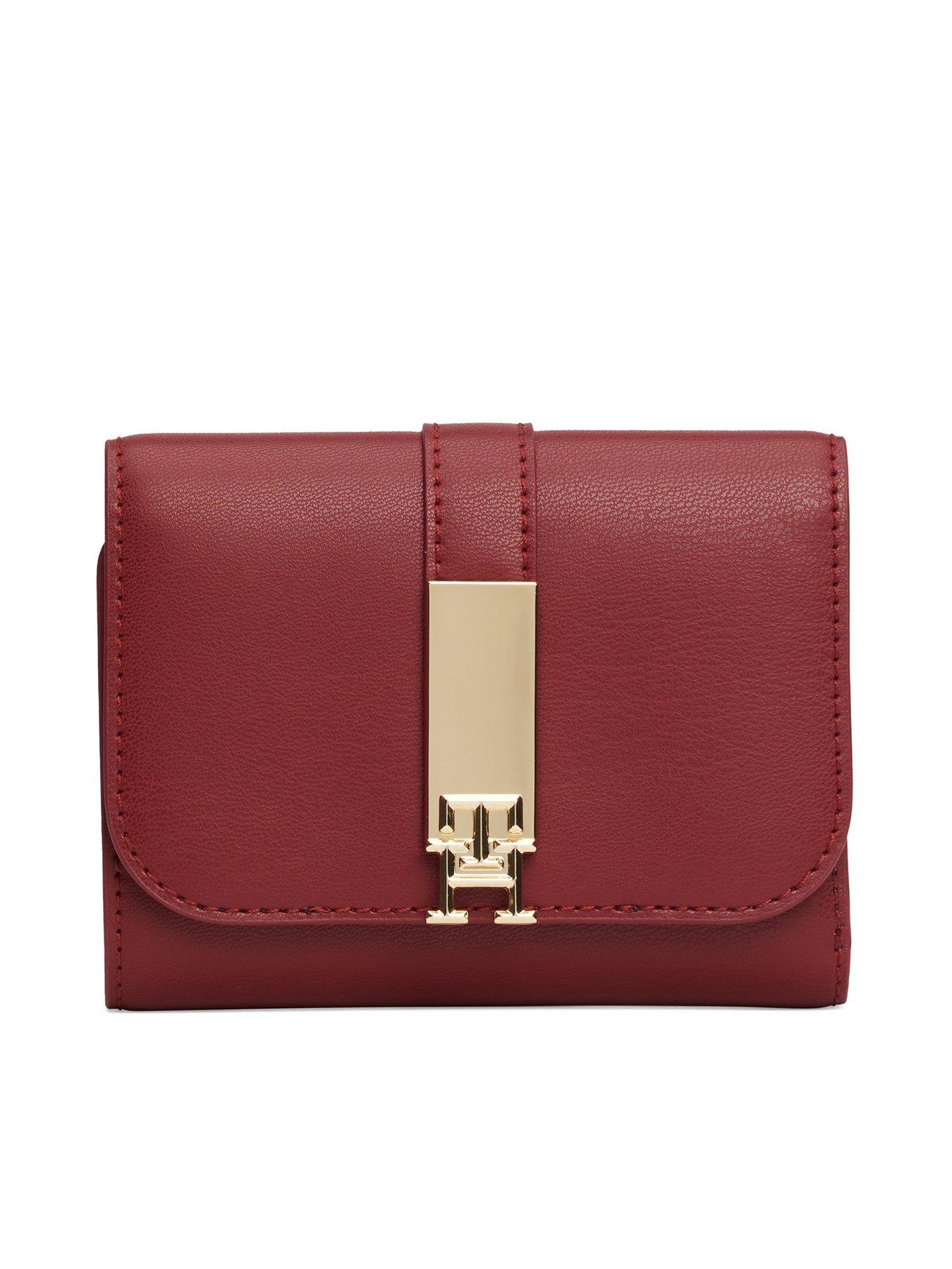 tommy-hilfiger-flap-logo-purse-red