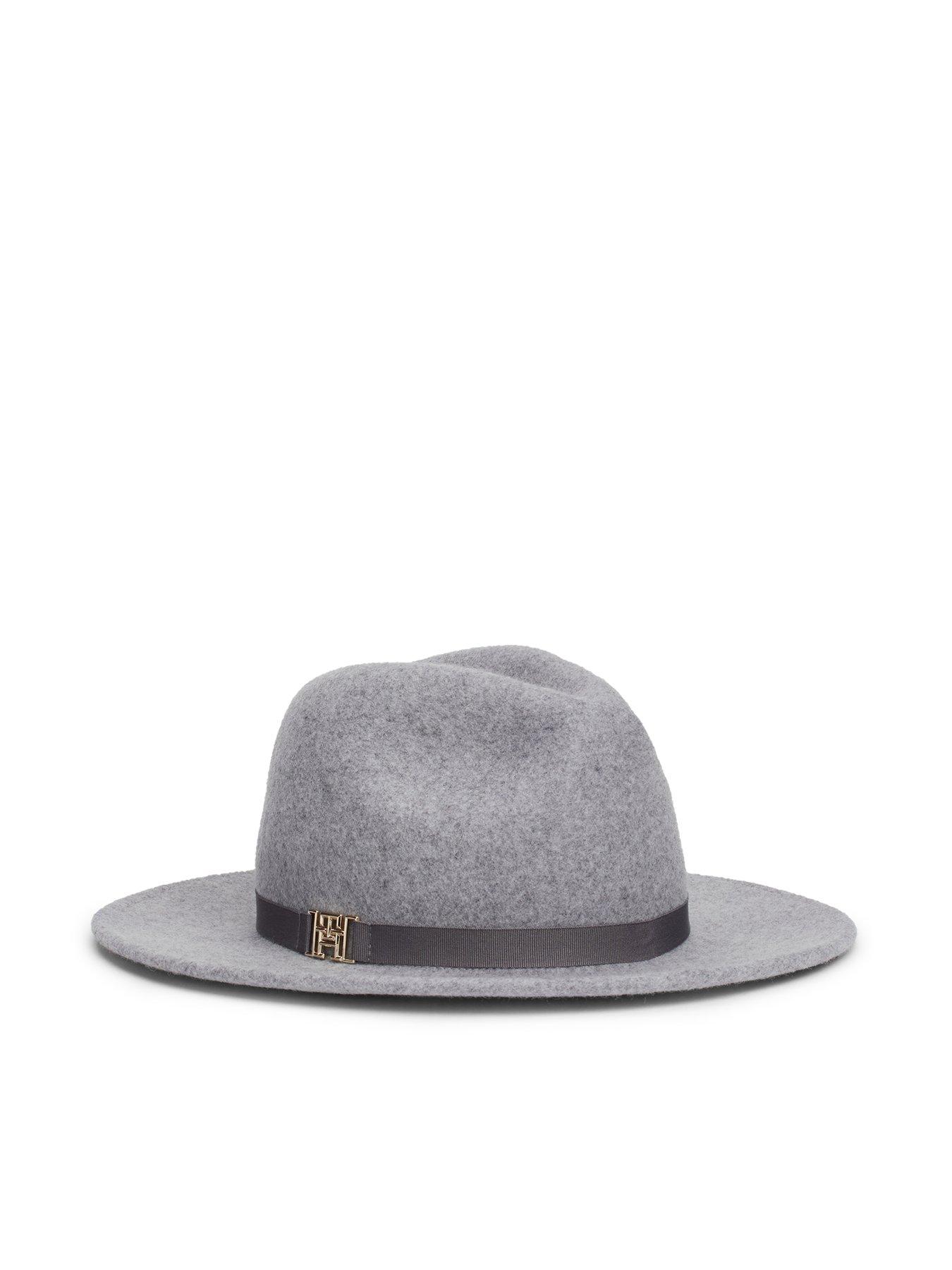 tommy-hilfiger-monogram-fedora-hat-grey