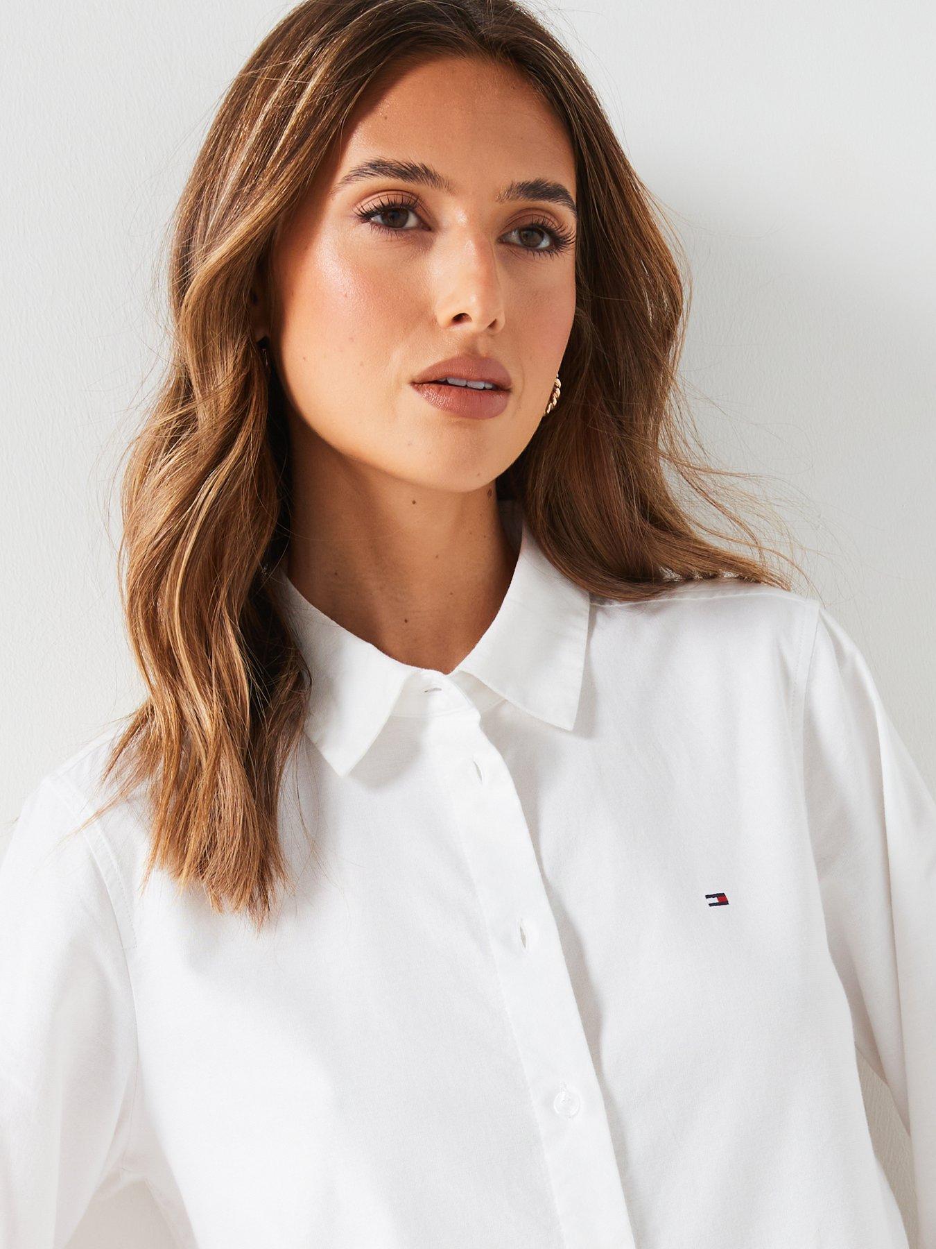 tommy-hilfiger-oxford-cotton-shirt-whiteoutfit