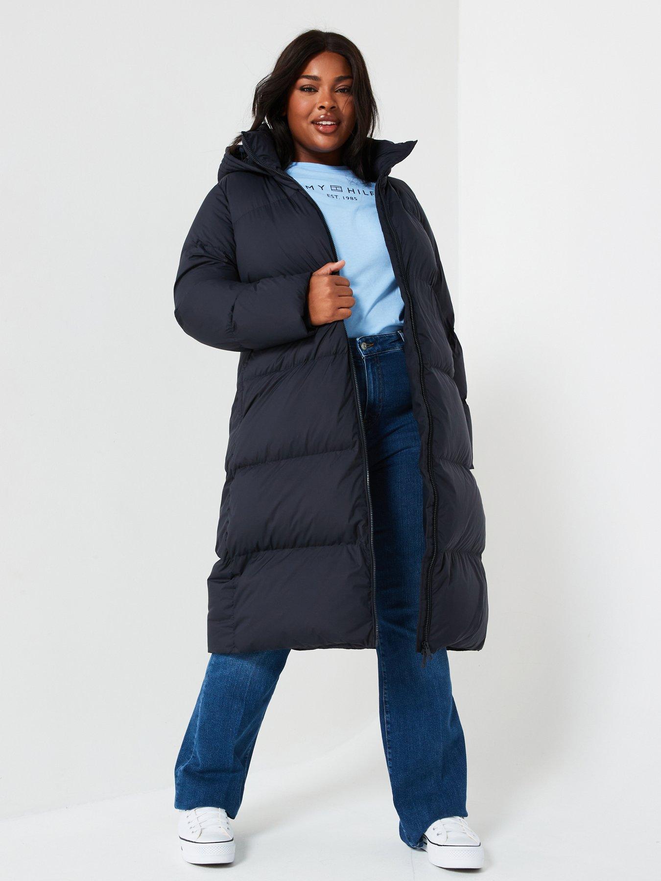 tommy-hilfiger-plus-mid-length-padded-coat-navy