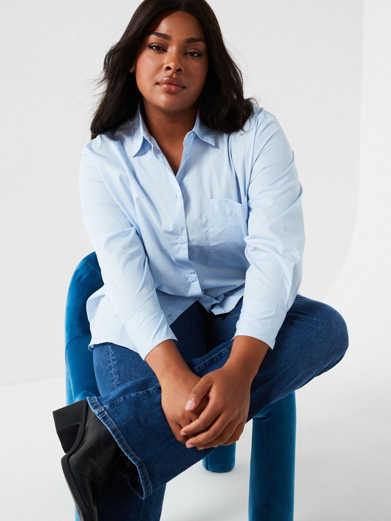 Image 6 of 6 of Tommy Hilfiger Plus Midi Rise Bootcut Jean - Blue