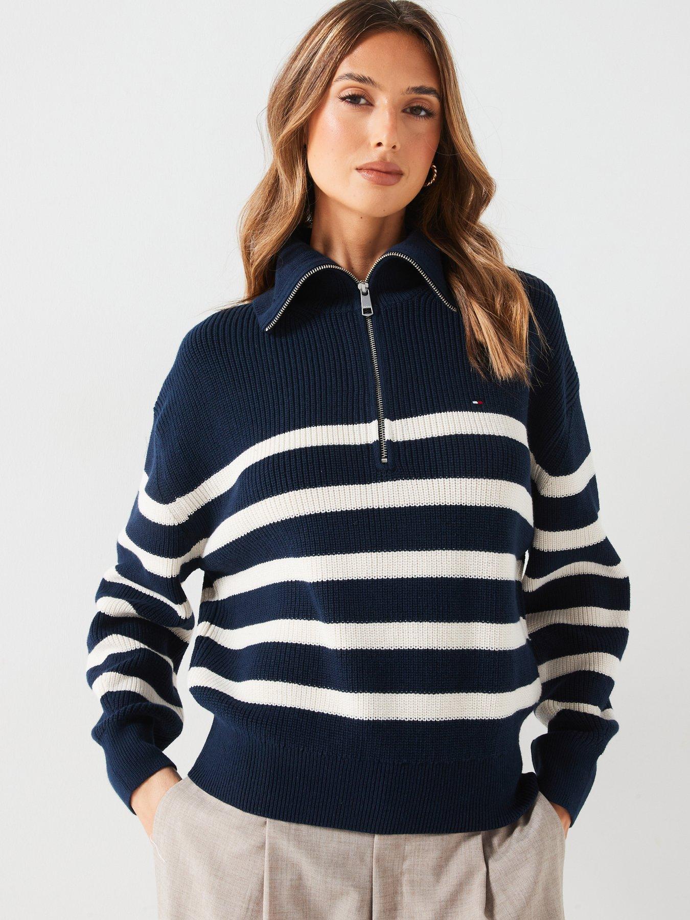 tommy-hilfiger-12-zip-knitted-jumper-multi