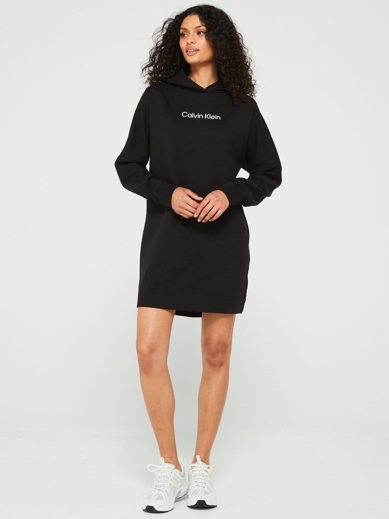 calvin-klein-hero-logo-hoodie-mini-dress-blackback