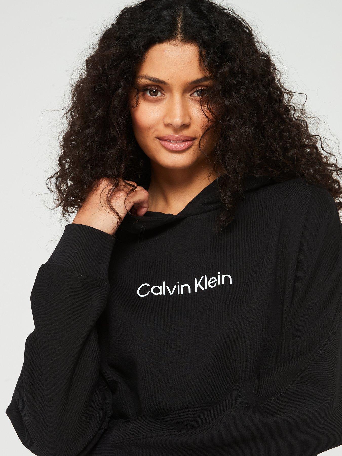 calvin-klein-hero-logo-hoodie-mini-dress-blackoutfit