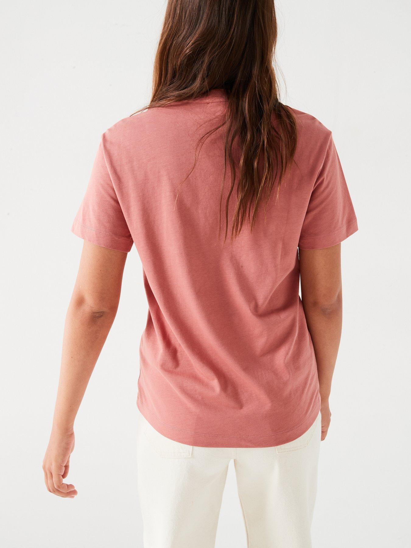 calvin-klein-micro-logo-t-shirt-pinkstillFront