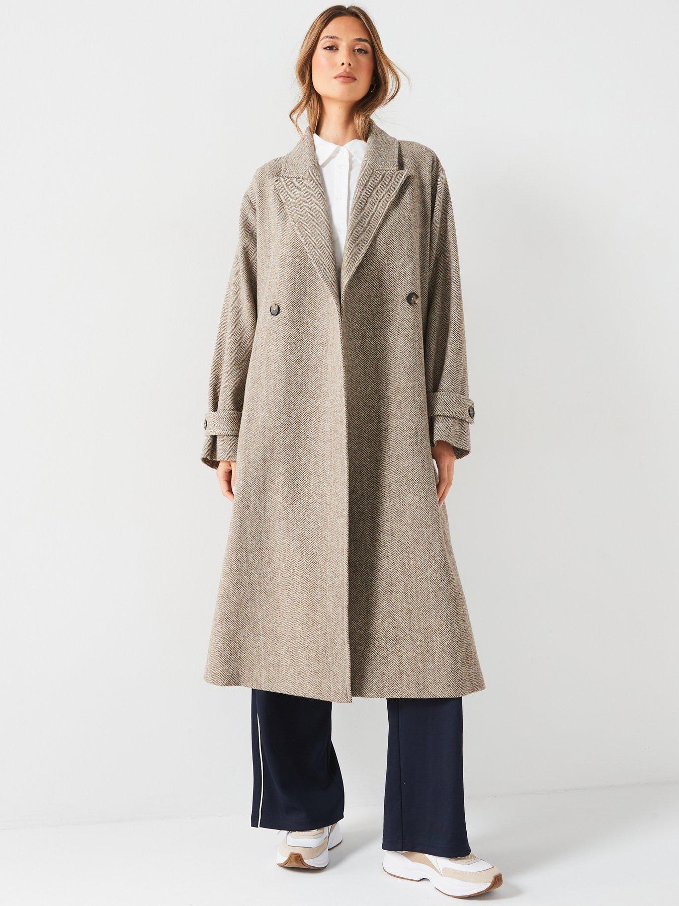 tommy-hilfiger-wool-herringbone-duster-coat-beigedetail