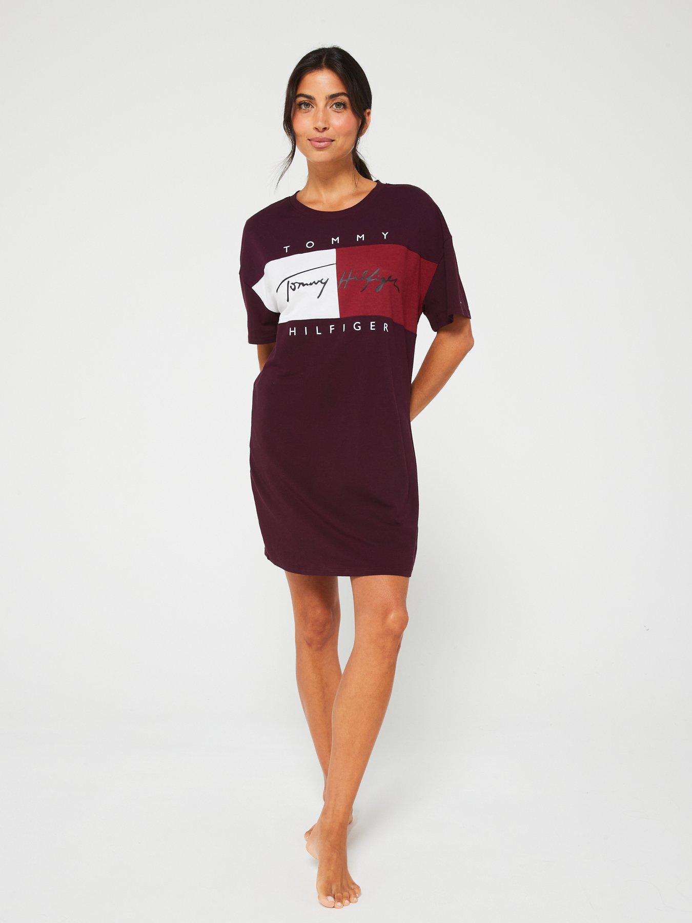 tommy-hilfiger-t-shirt-logo-nightdress-redback