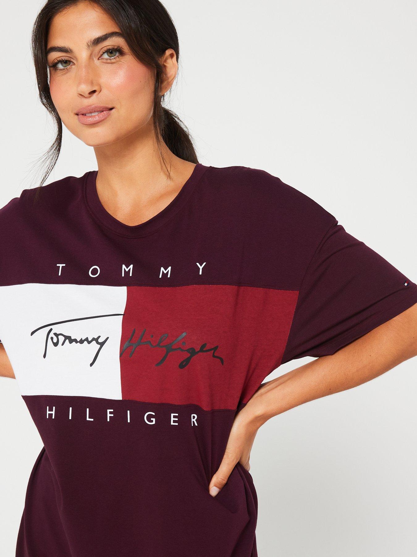 tommy-hilfiger-t-shirt-logo-nightdress-redoutfit