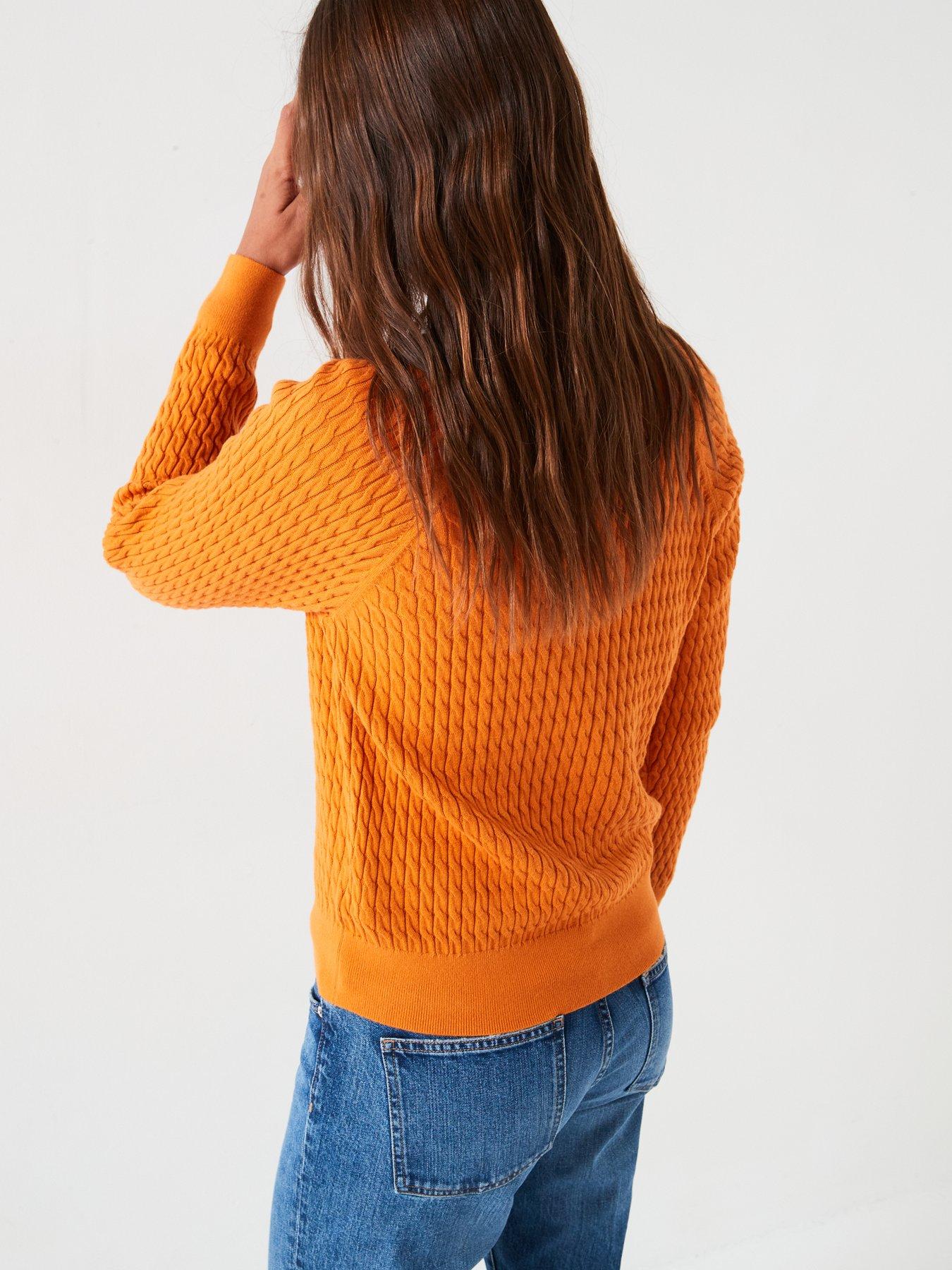 tommy-hilfiger-crew-neck-jumper-orangestillFront