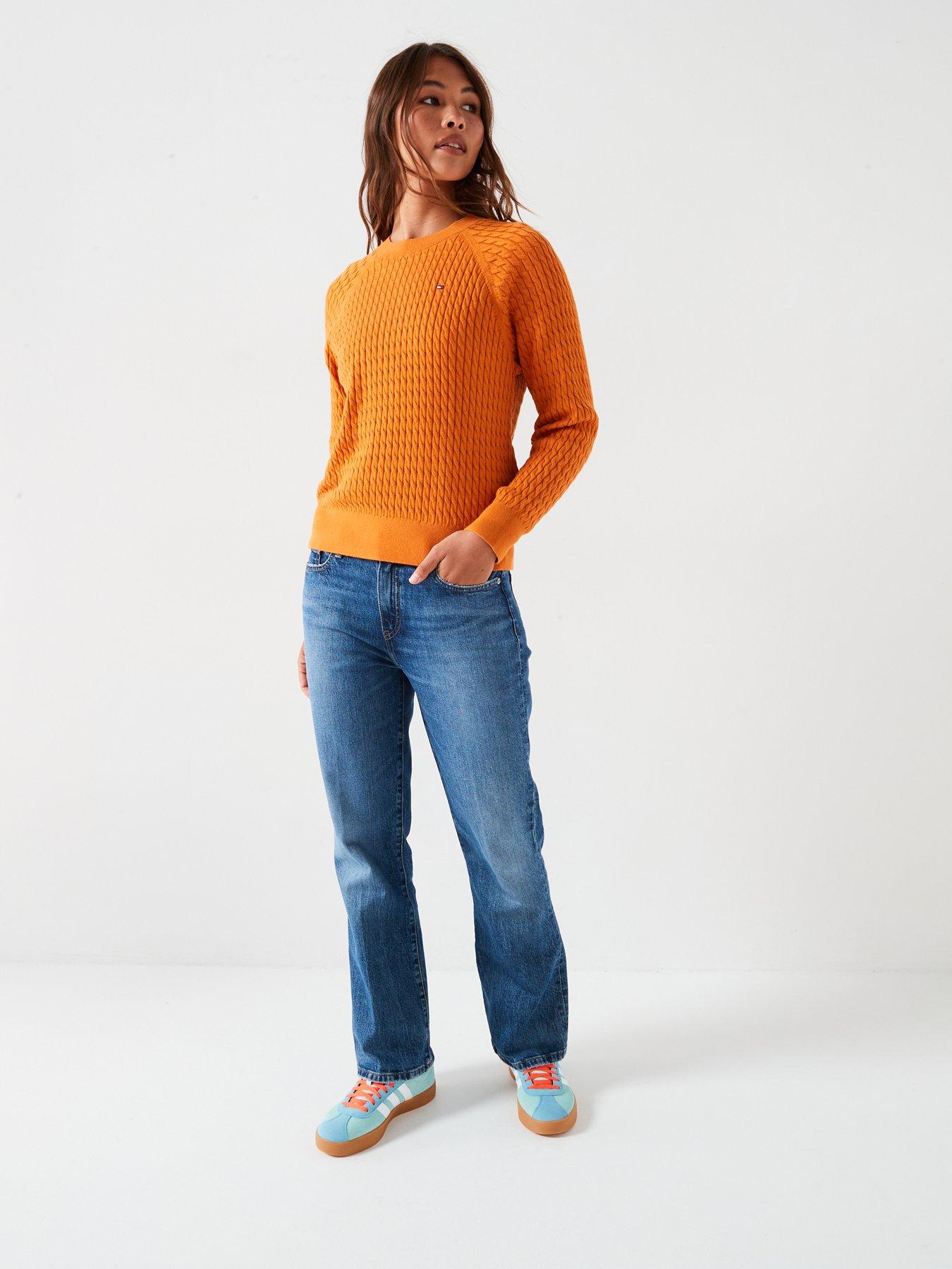 tommy-hilfiger-crew-neck-jumper-orangeoutfit