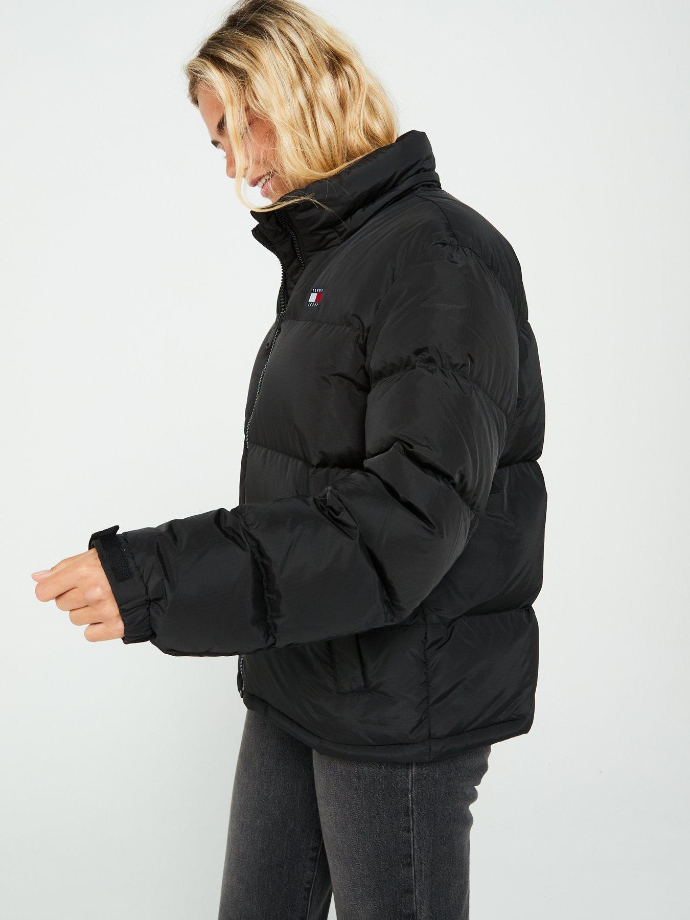 Image 5 of 5 of Tommy Jeans Relaxed Down Alaska Puffer Jacket - Black