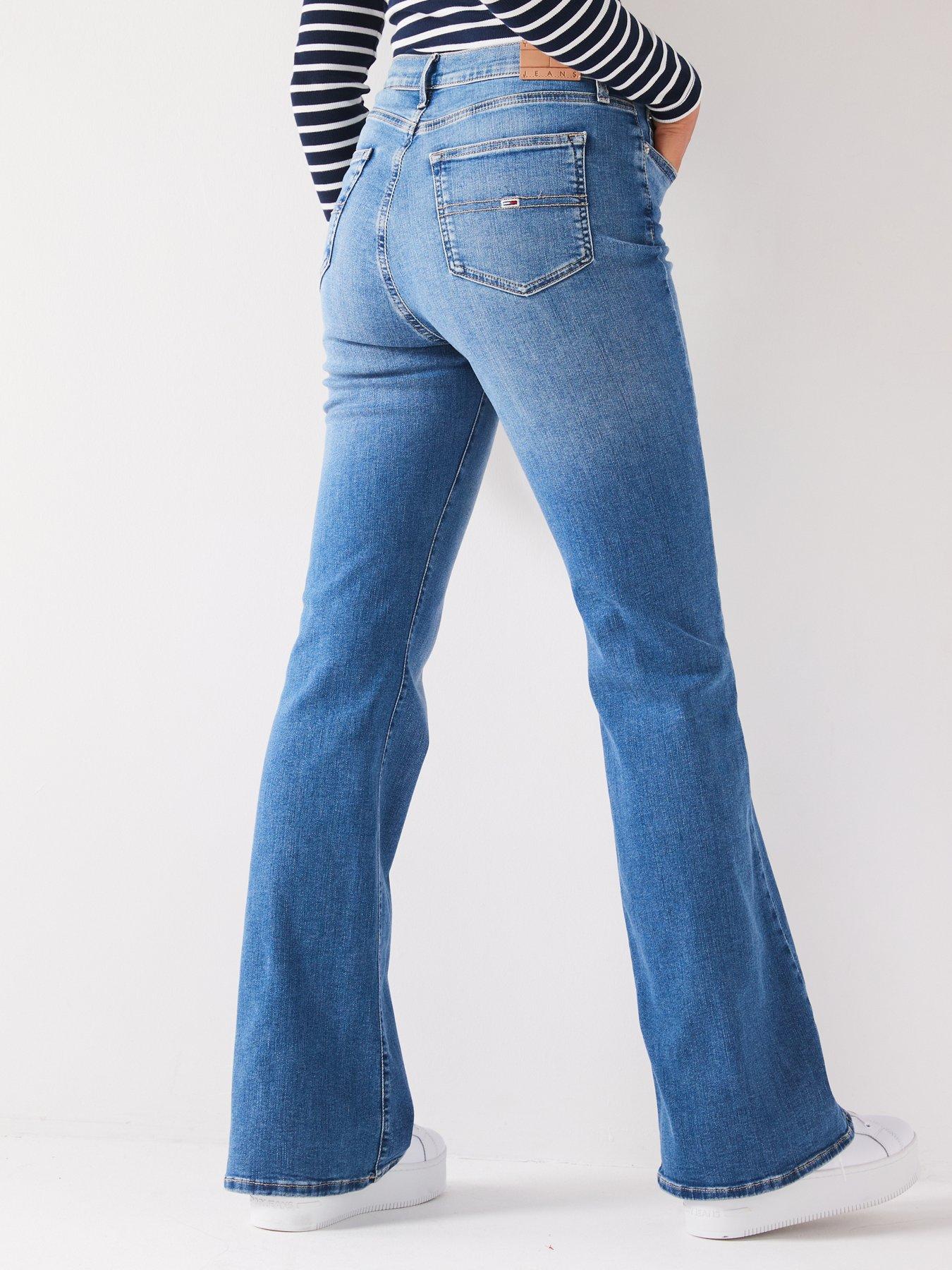 tommy-jeans-high-rise-flare-jeans-bluestillFront