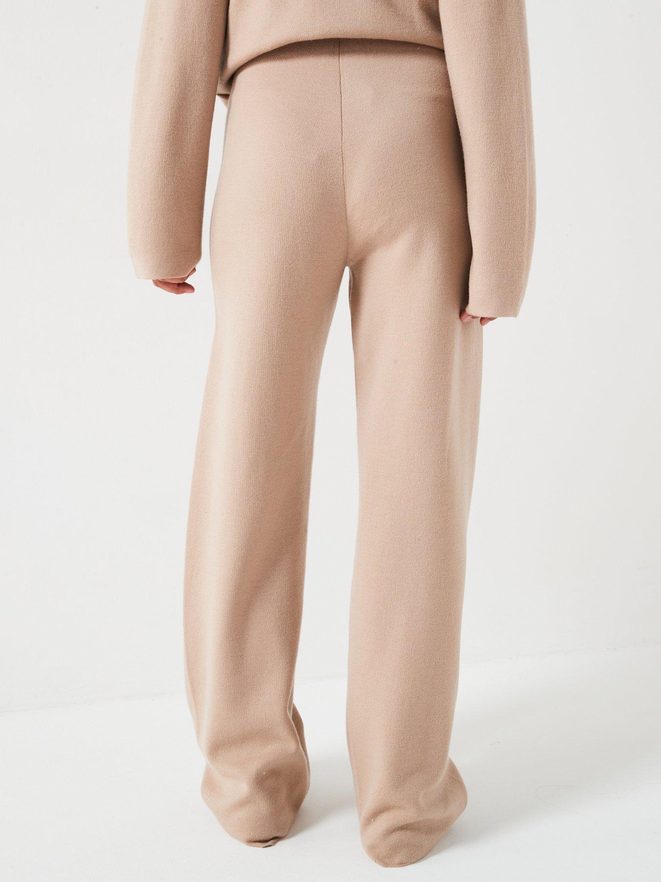 calvin-klein-straight-leg-lounge-pants-beigestillFront