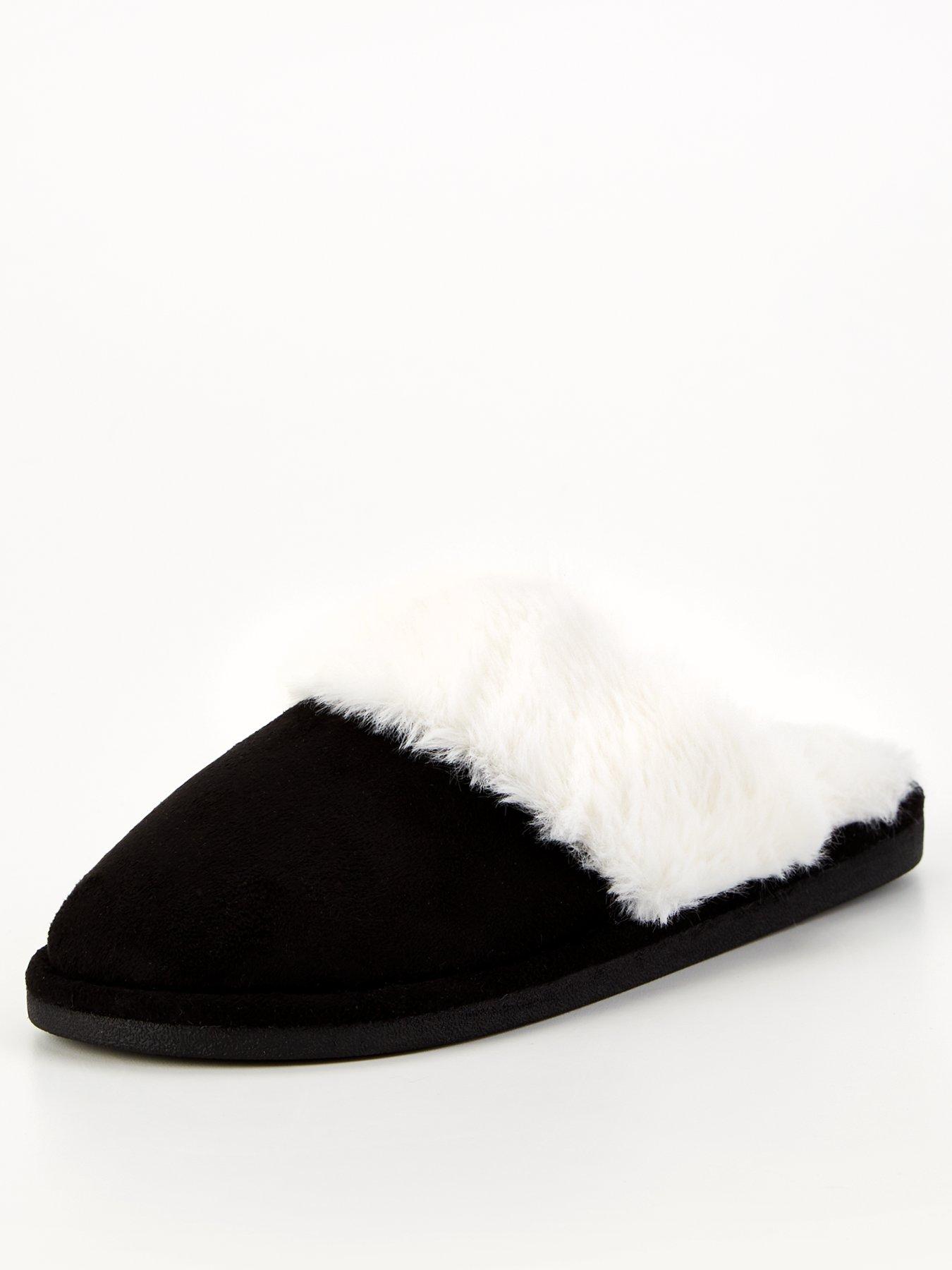 v-by-very-closed-toe-mule-slipper-blackstillFront