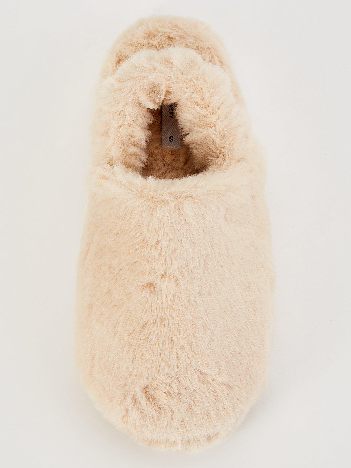 v-by-very-faux-fur-mule-with-elastic-back-creamoutfit