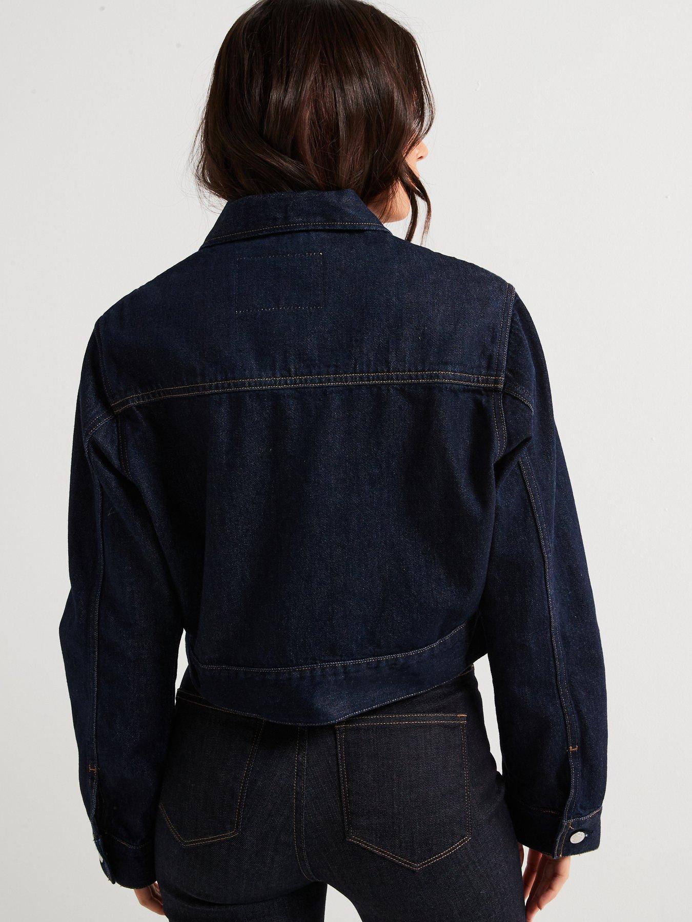 calvin-klein-jeans-cropped-zip-through-denim-jacket-bluestillFront