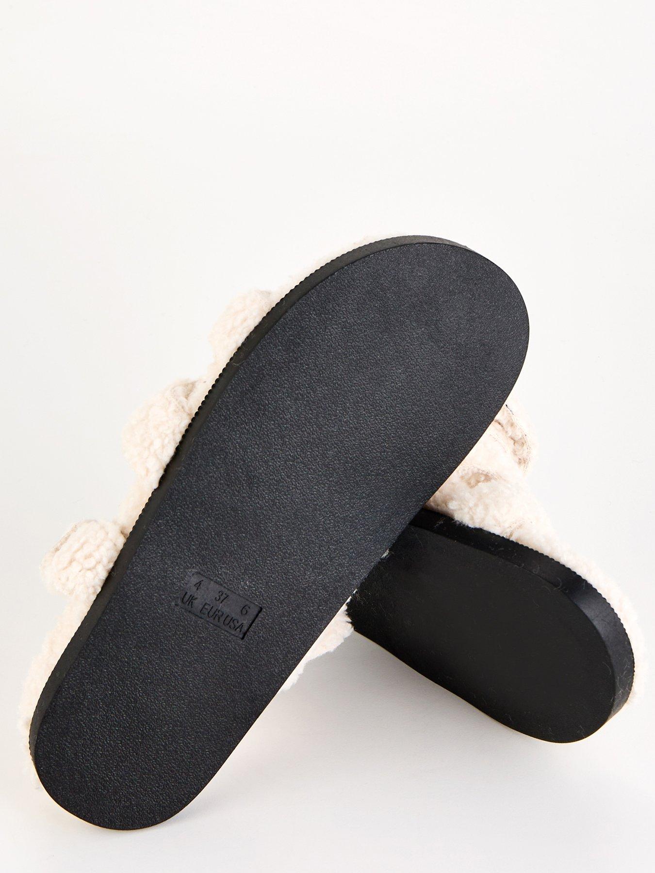 v-by-very-borg-twin-strap-slipper-creamdetail