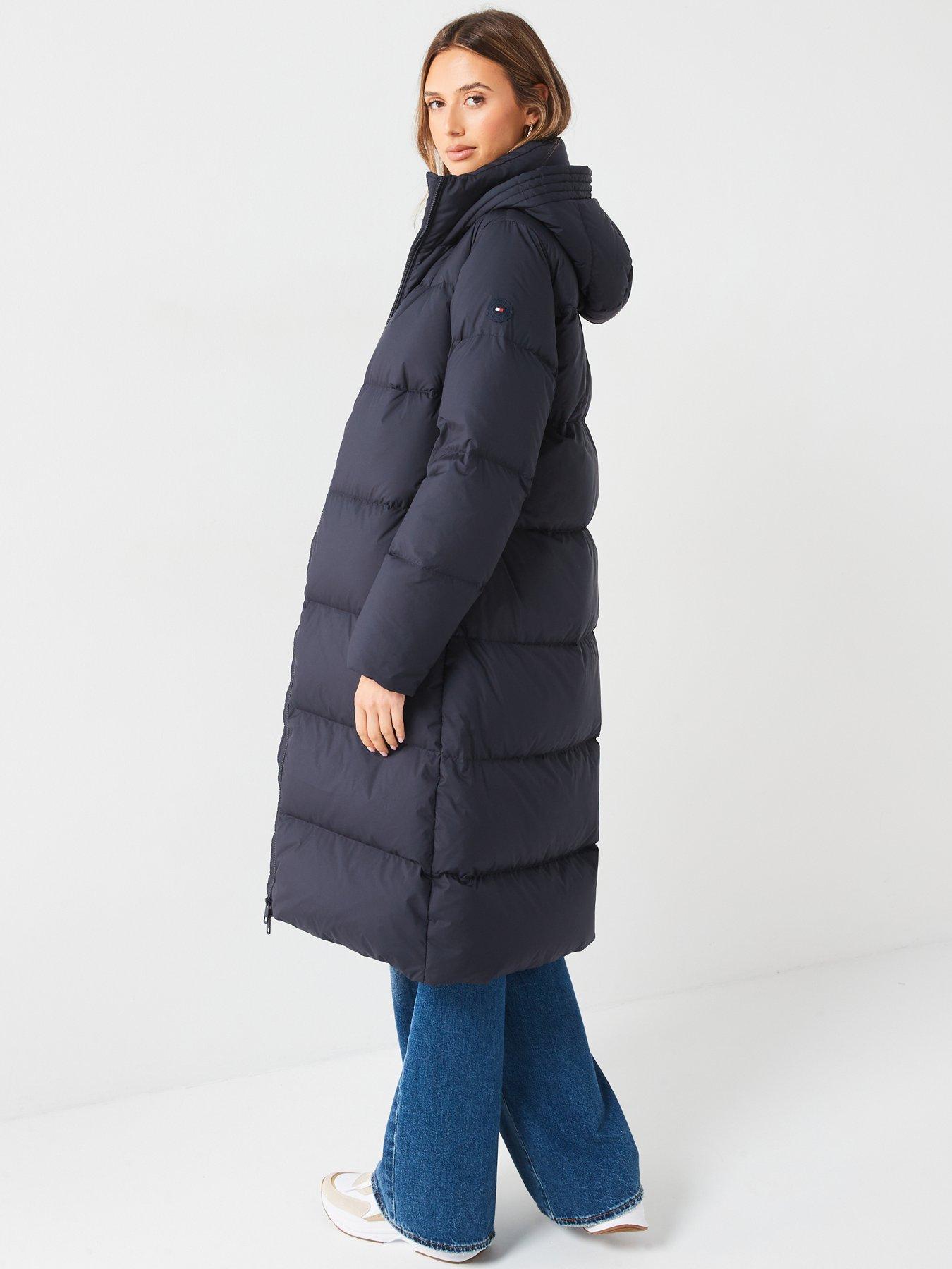 tommy-hilfiger-maxi-padded-coat-navystillFront