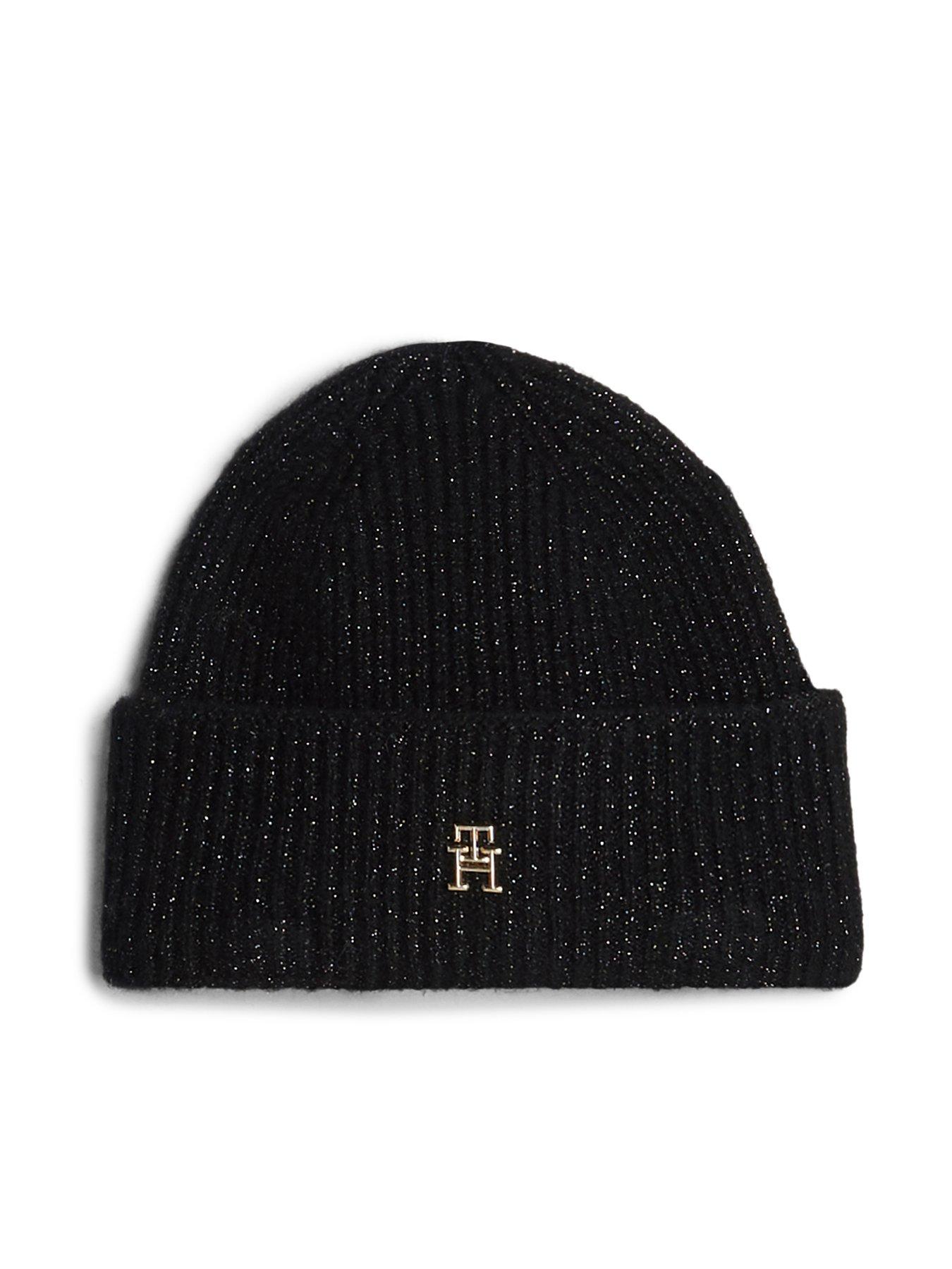 tommy-hilfiger-monogram-beanie-black