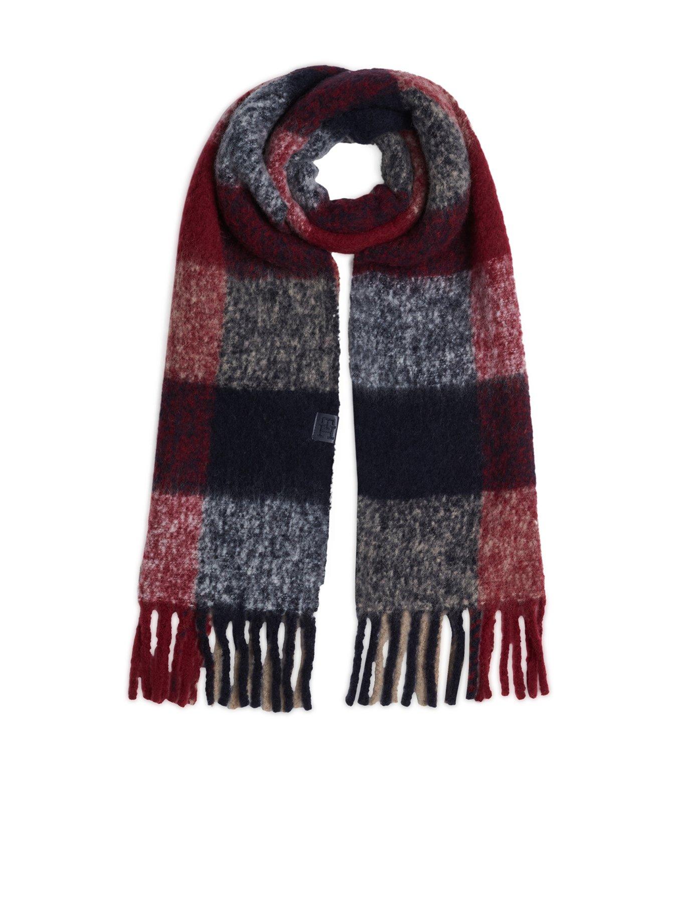 tommy-hilfiger-stripe-fluffy-scarf-multi