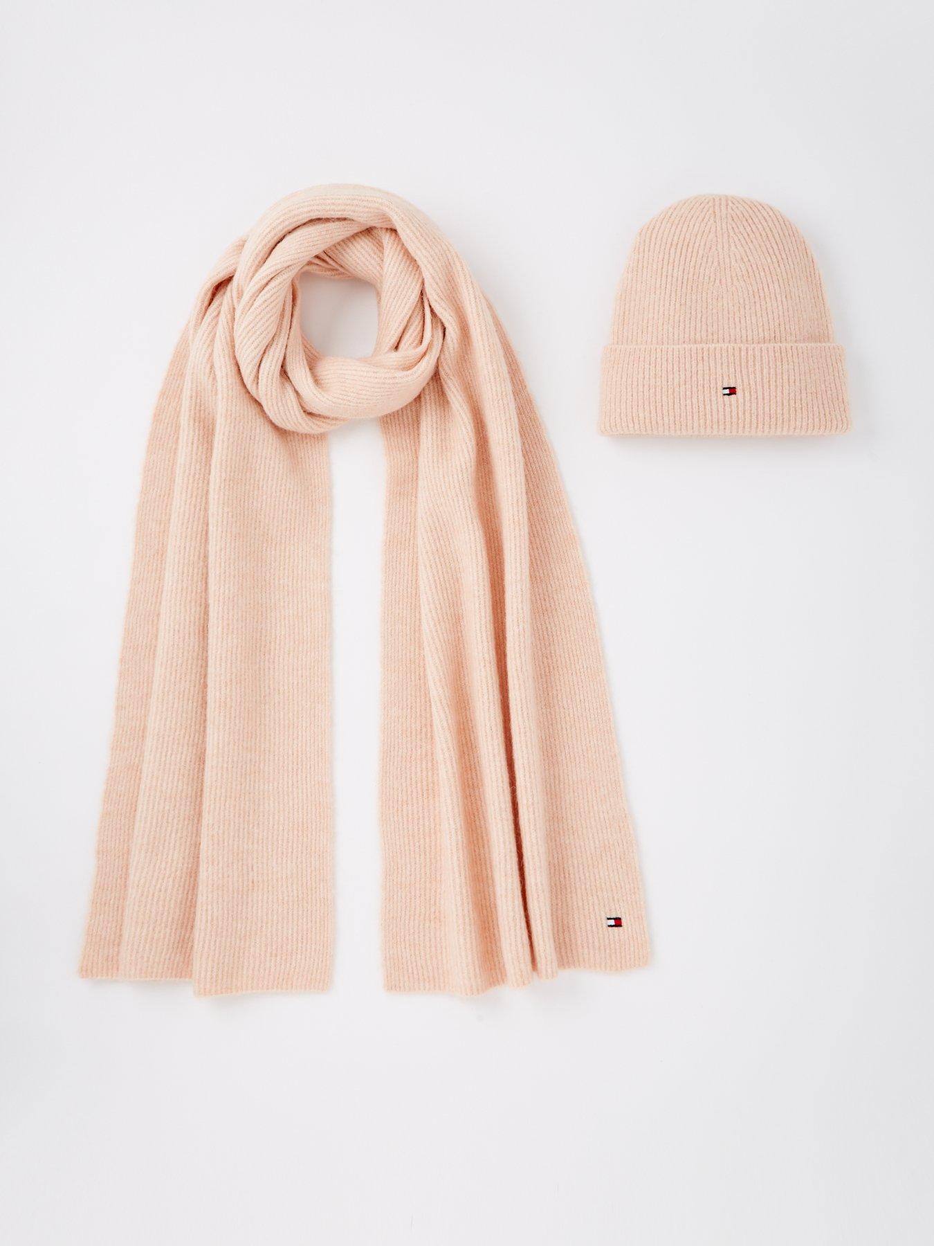 tommy-hilfiger-hat-and-scarf-giftset-pink