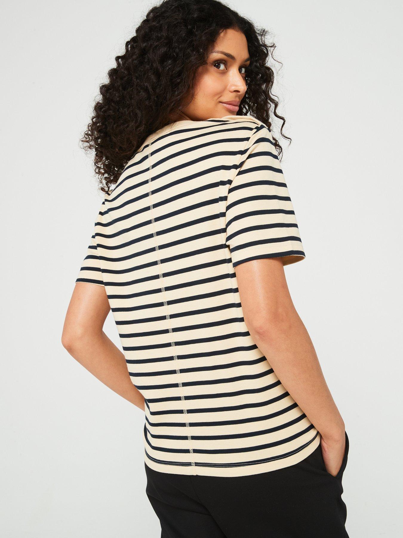 tommy-hilfiger-button-detail-striped-t-shirt-multistillFront