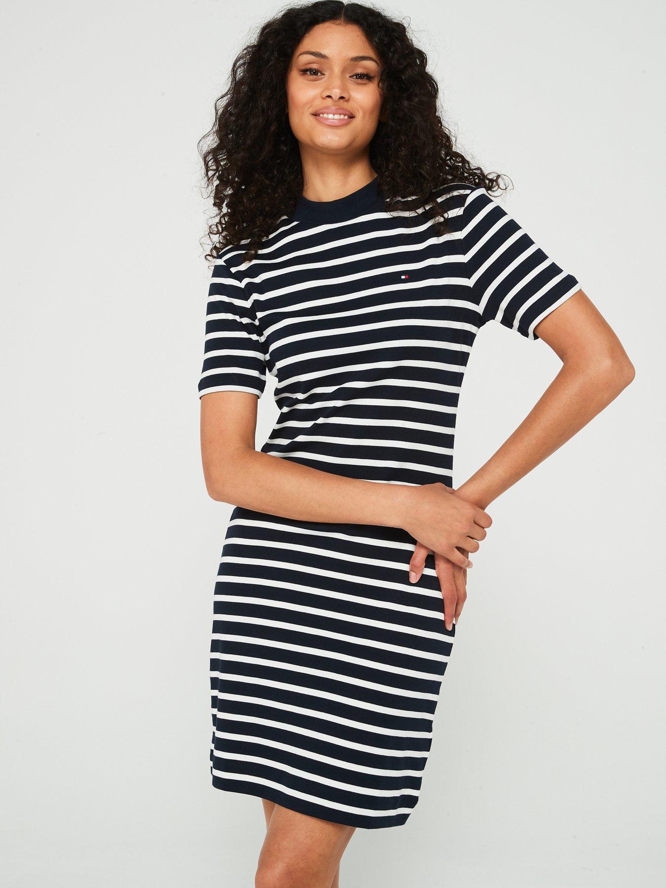 tommy-hilfiger-striped-mock-neck-dress-multioutfit