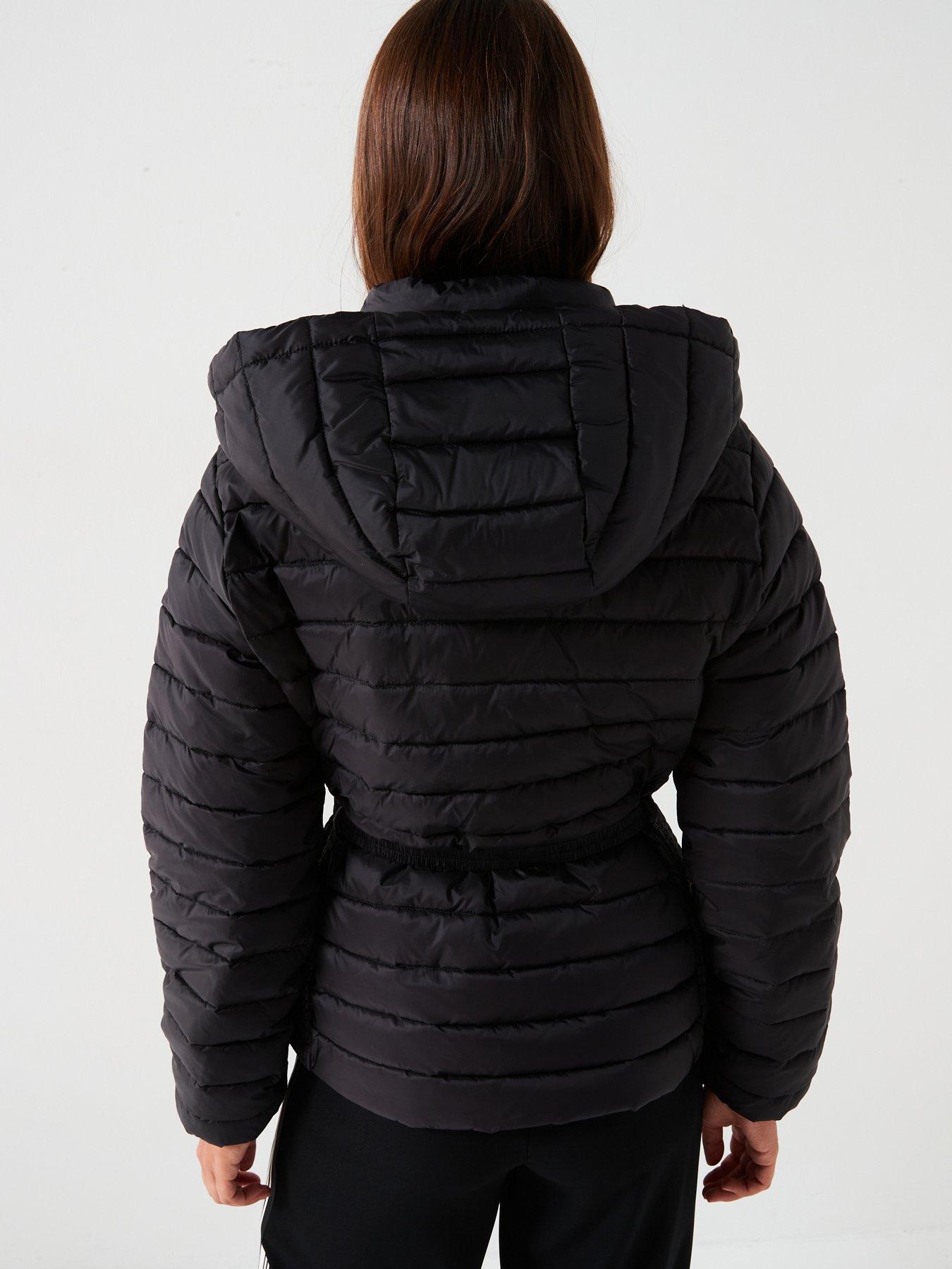 calvin-klein-lightweight-padded-belted-jacket-blackstillFront