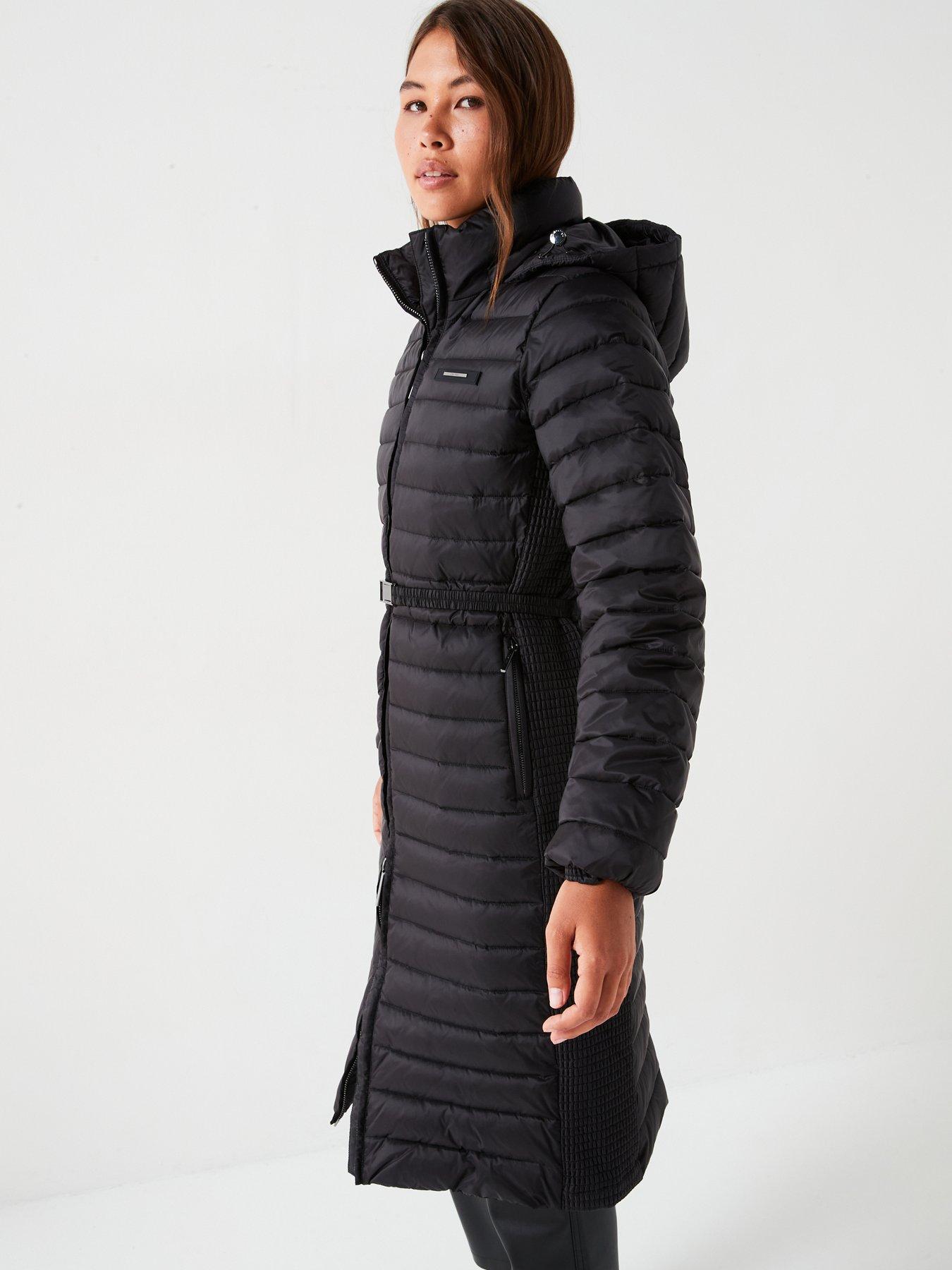 calvin-klein-lightweight-padded-belted-longline-coat-blackoutfit