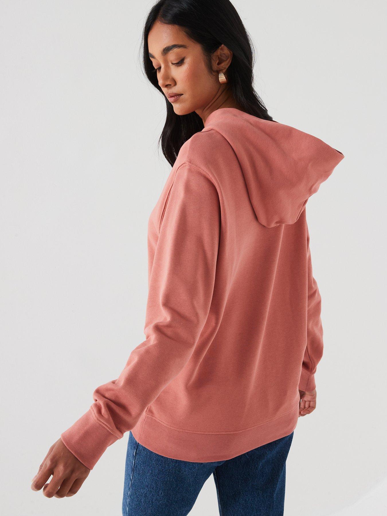 calvin-klein-embroidered-logo-hoodie-pinkstillFront