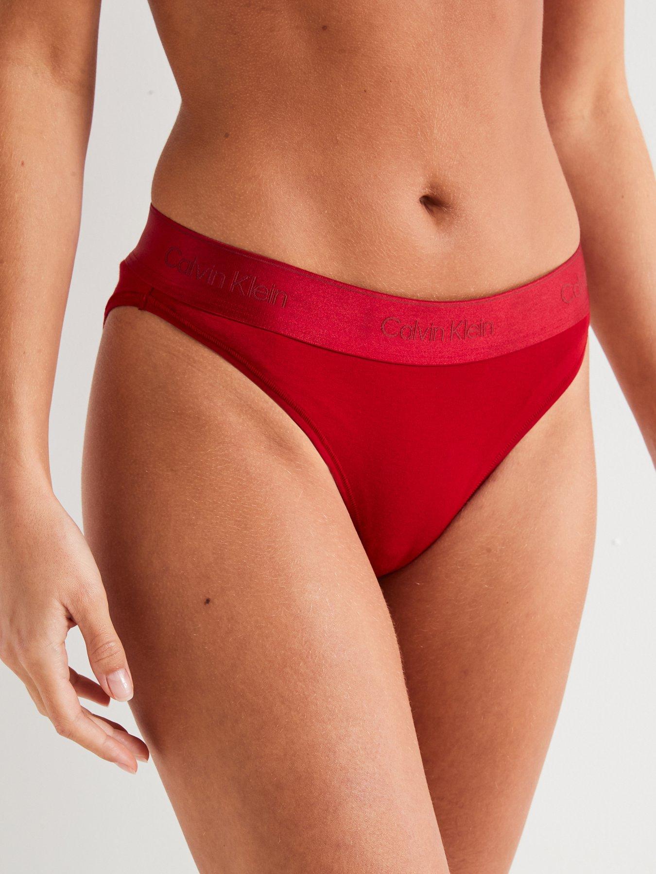 calvin-klein-red-logo-brief-red