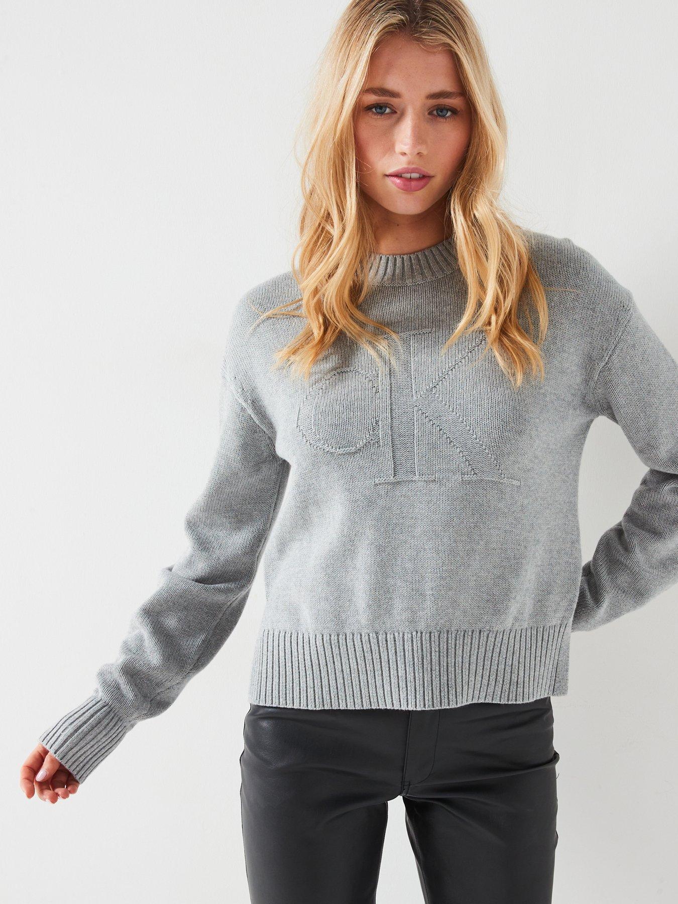 undefined Tonal Logo Jumper - Grey