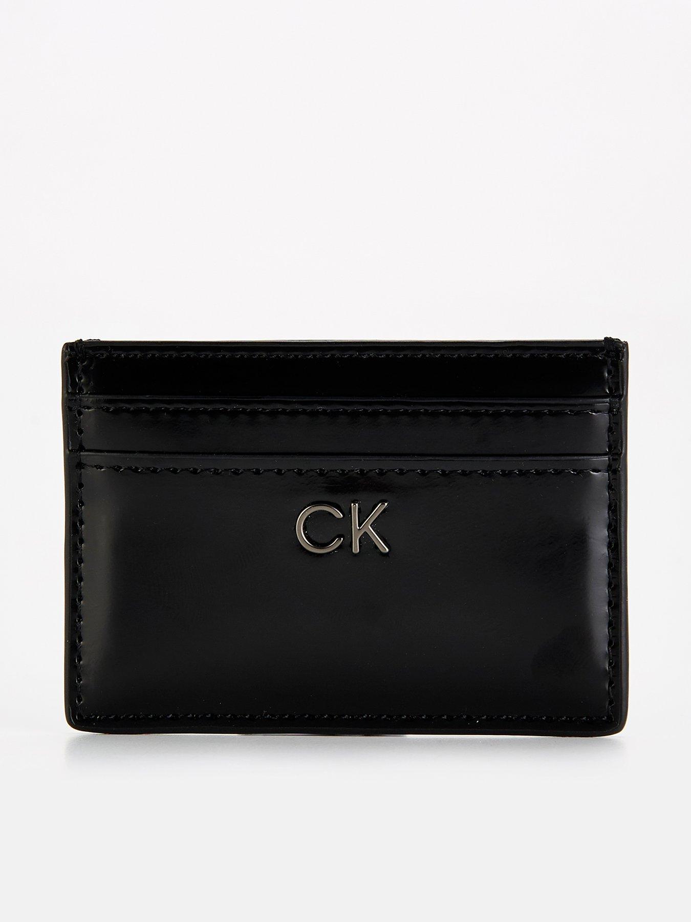 calvin-klein-metal-logo-cardholder-black