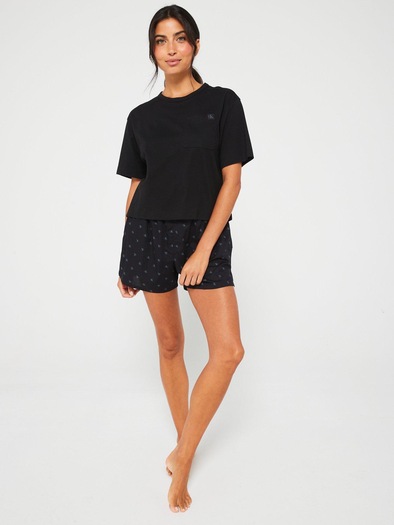 calvin-klein-short-sleeve-pyjama-set-blackback