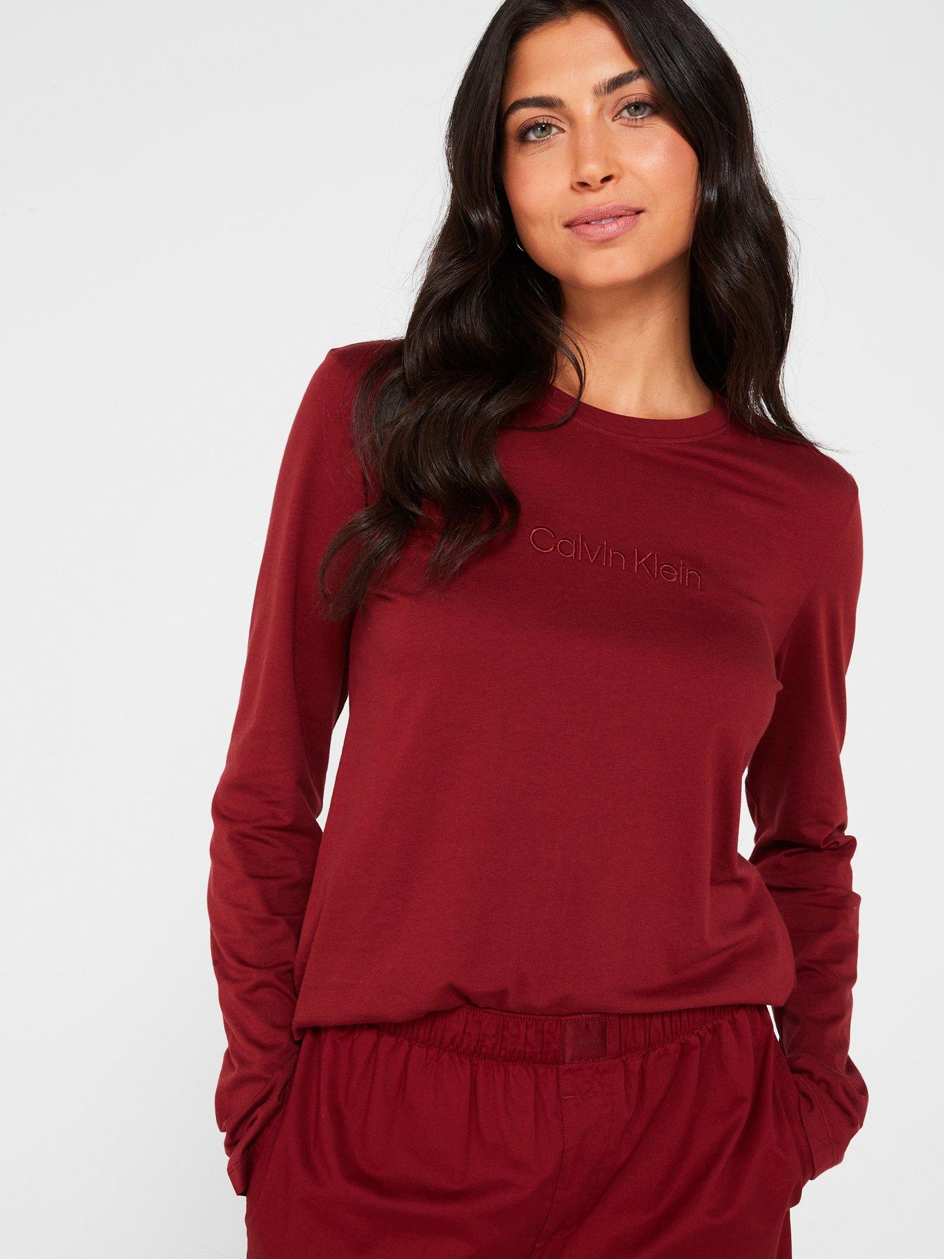 calvin-klein-long-sleeve-cotton-pyjama-set-redoutfit