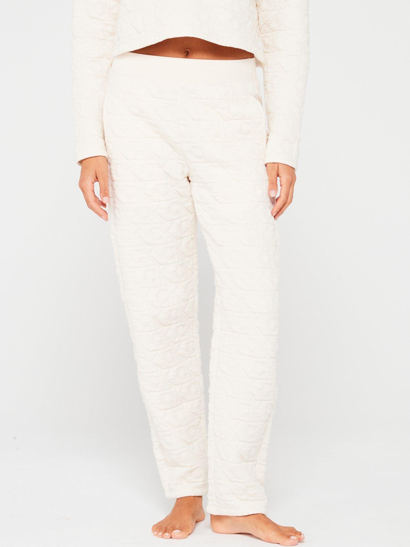 calvin-klein-waffle-monogram-lounge-jogger-cream