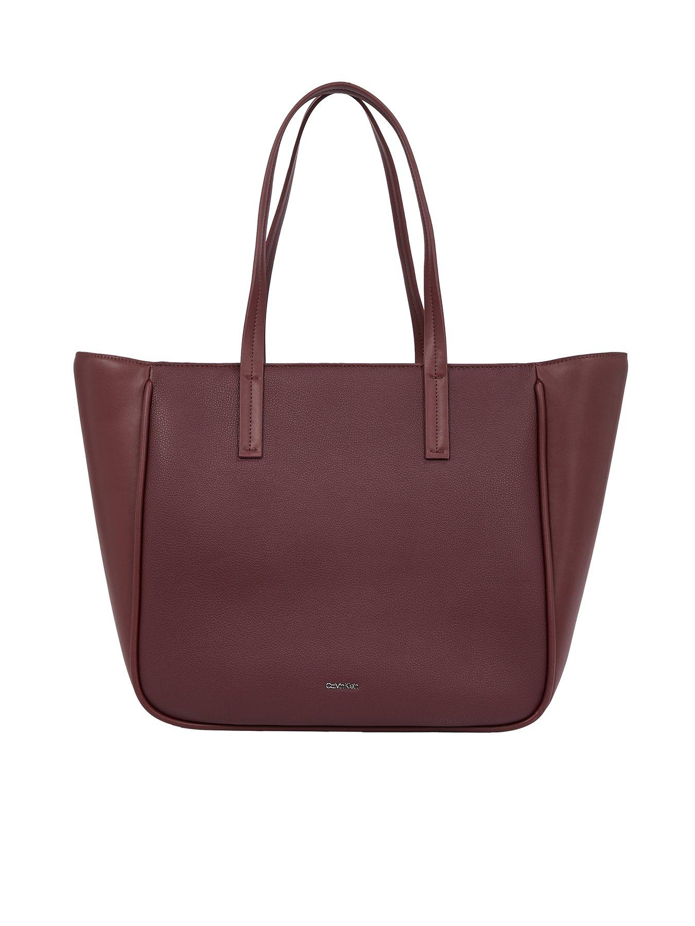 calvin-klein-medium-shopper-tote-red