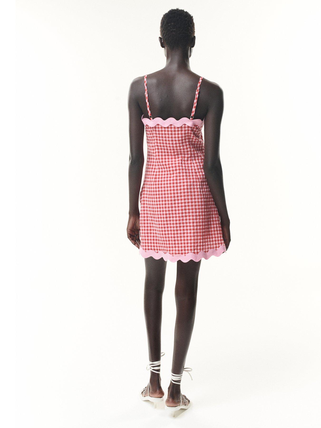 olivia-rubin-ariana-poplin-check-mini-dressstillFront