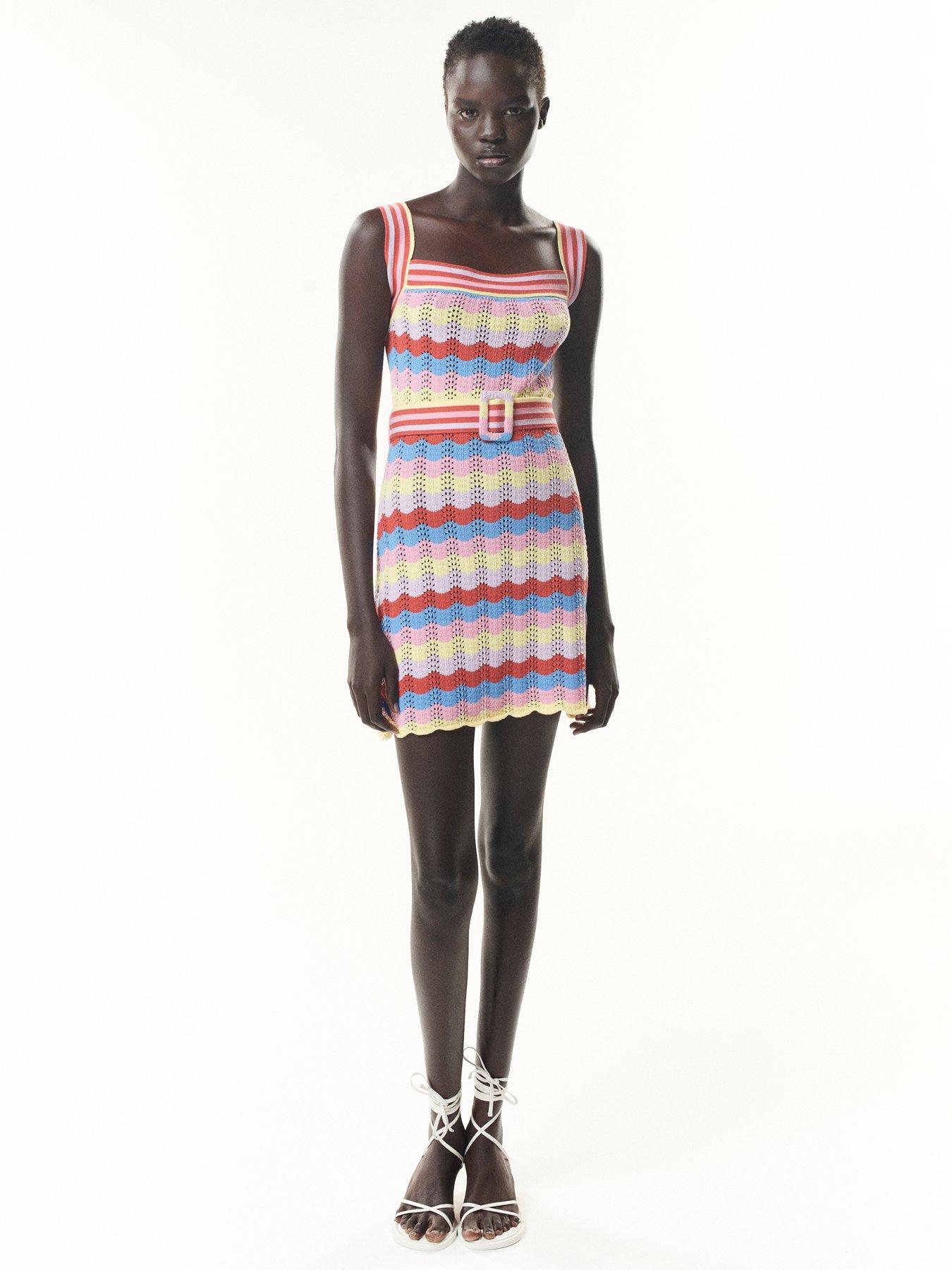 olivia-rubin-lisa-tropical-wiggle-stripe-mini-dressfront