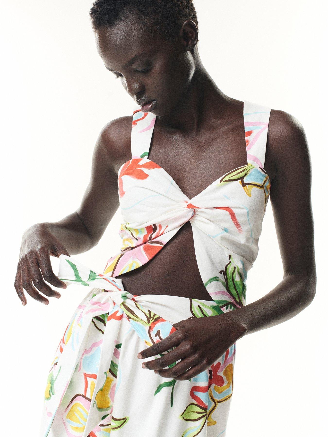 undefined Roisin Painted Floral Top
