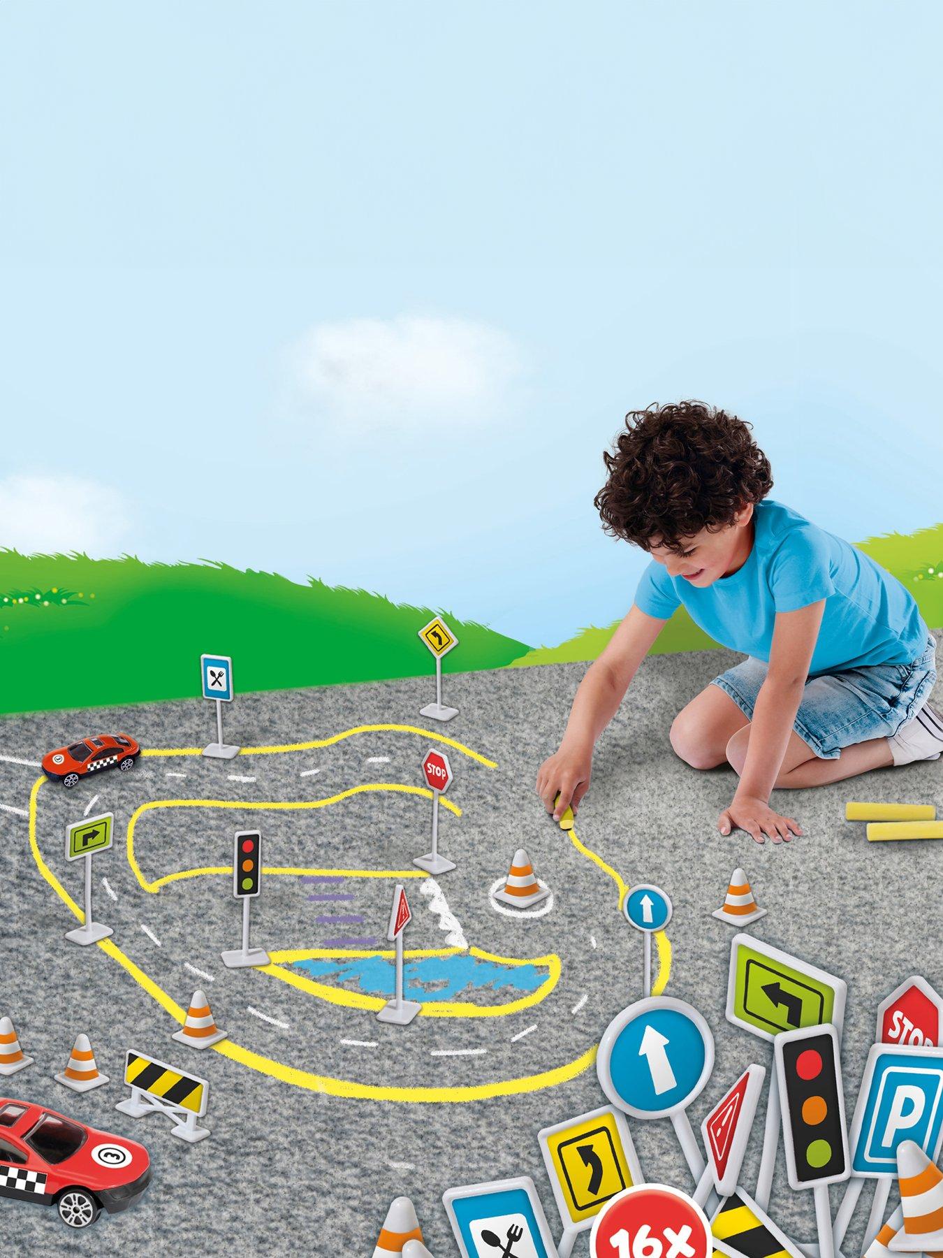 Image 4 of 7 of SES Creative Playground Chalk Traffic Set