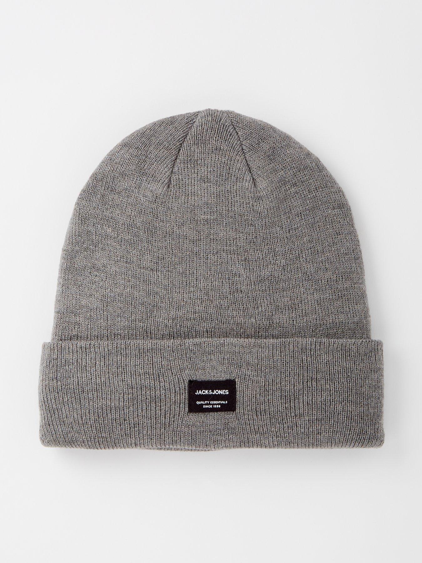 Jack & Jones Jack & Jones Knitted Beanie Hat in Grey