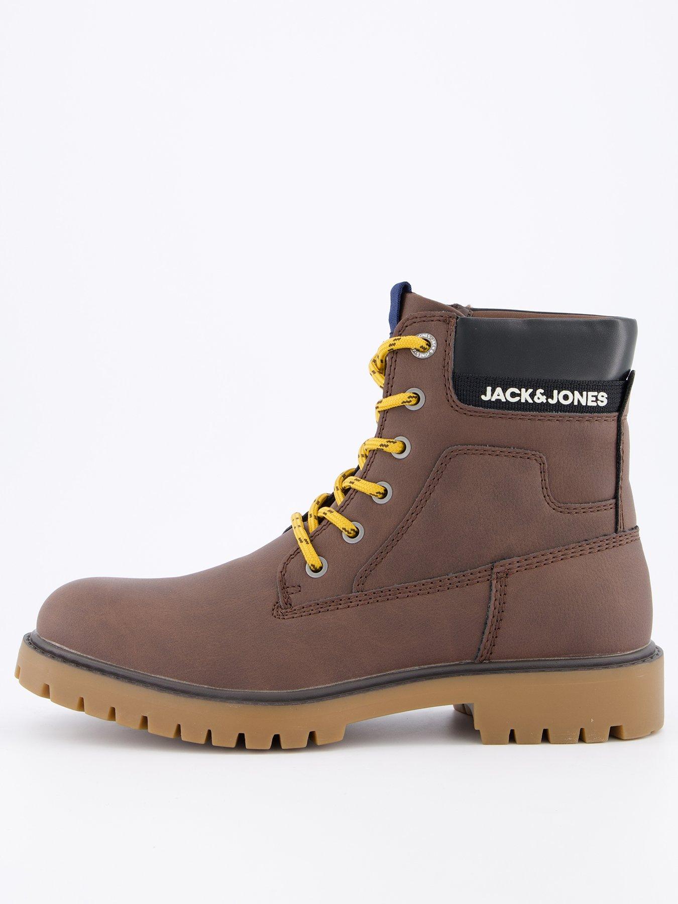 jack-jones-jack-amp-jones-faux-leather-lace-up-worker-boots