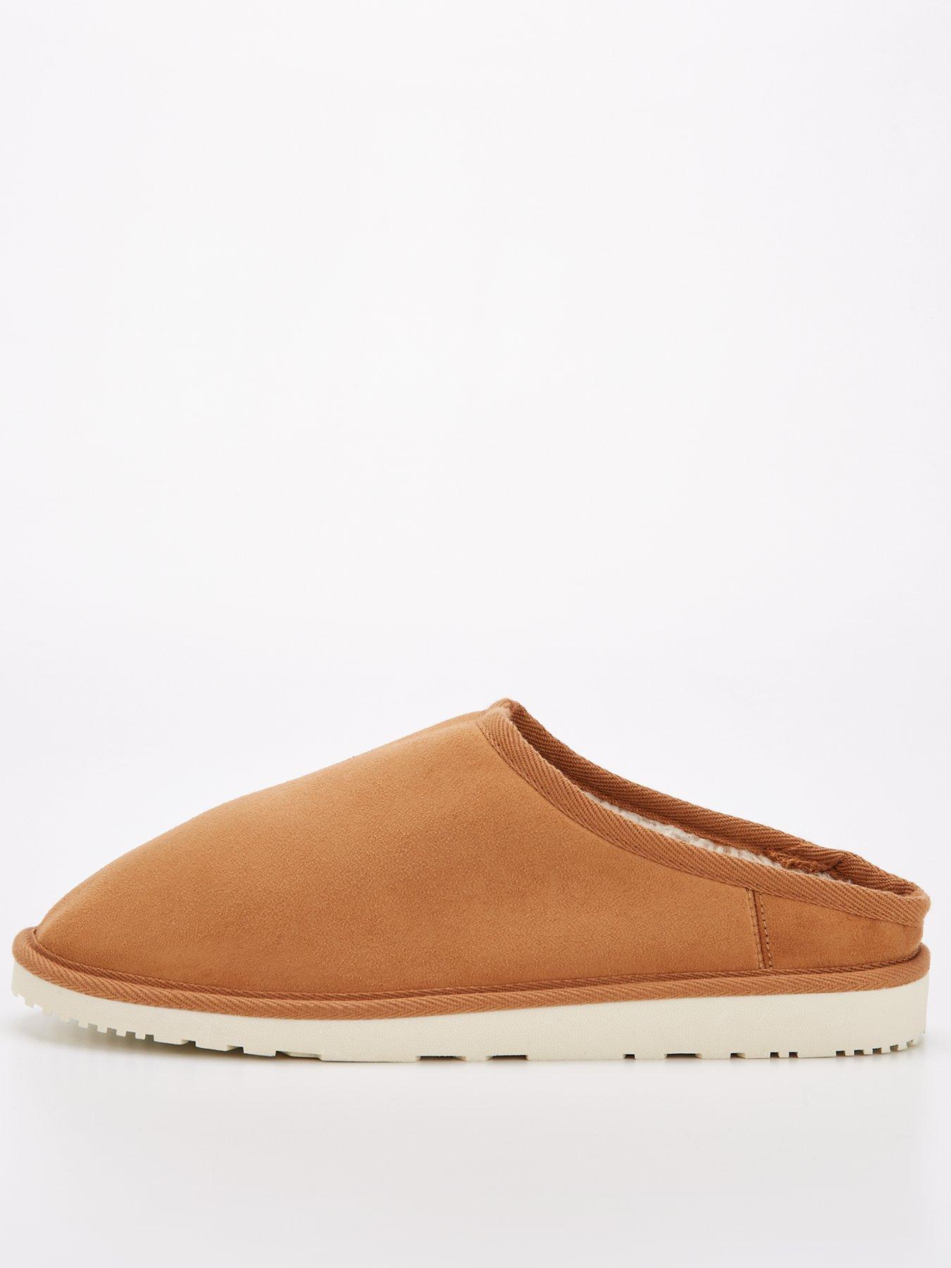 jack-jones-jack-amp-jones-faux-fur-lined-mule-slippers